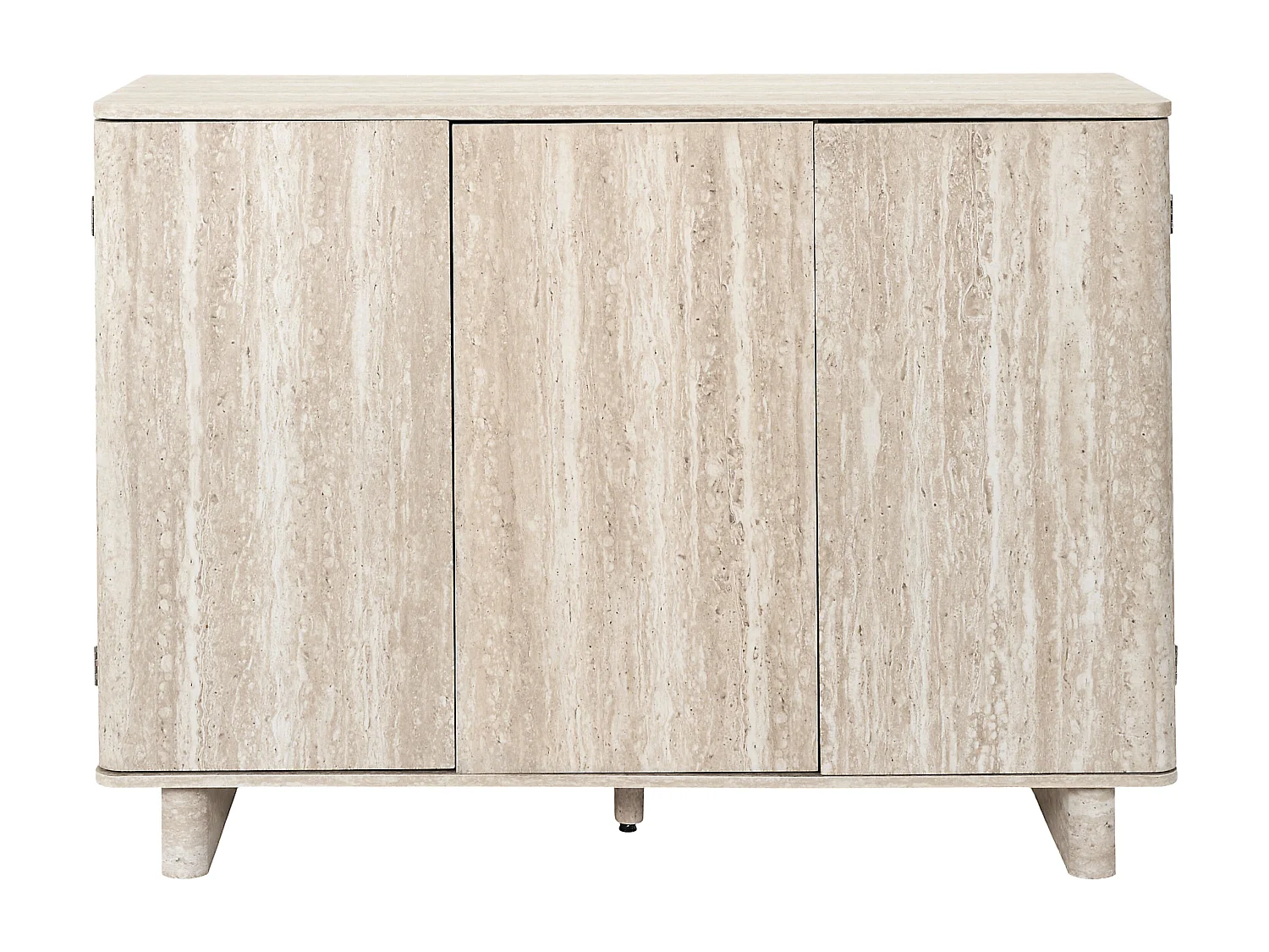 Buffet 3 Portes Pietra Blanc, Beige