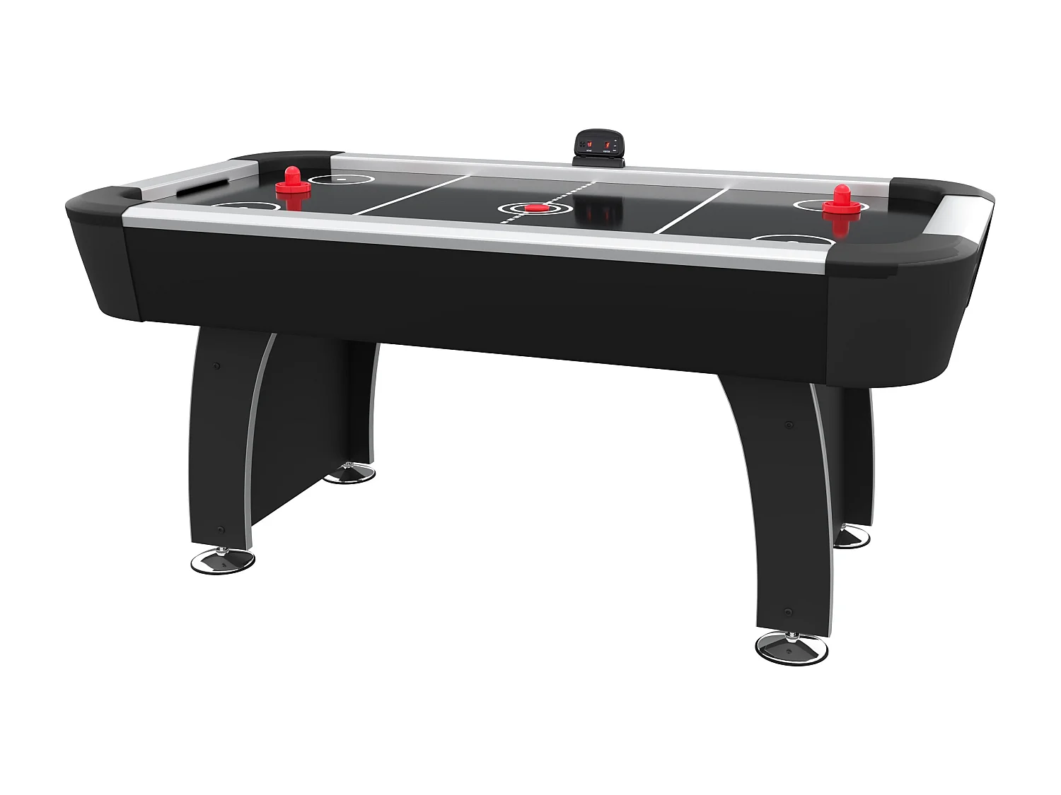 Table de Air Hockey - 184 x 96,5 x 81,2 cm - Noir - SKYLER