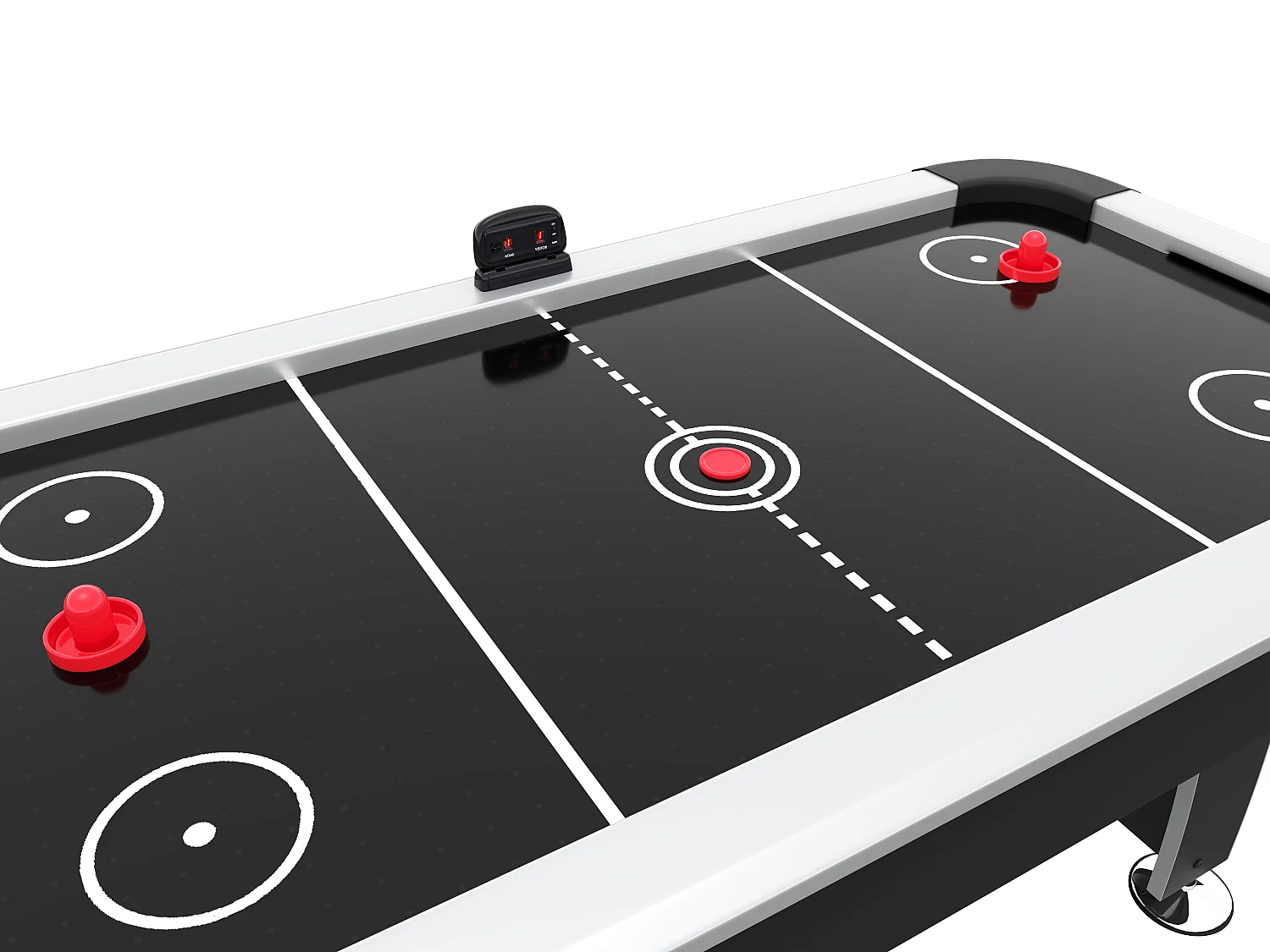 Table de Air Hockey - 184 x 96,5 x 81,2 cm - Noir - SKYLER