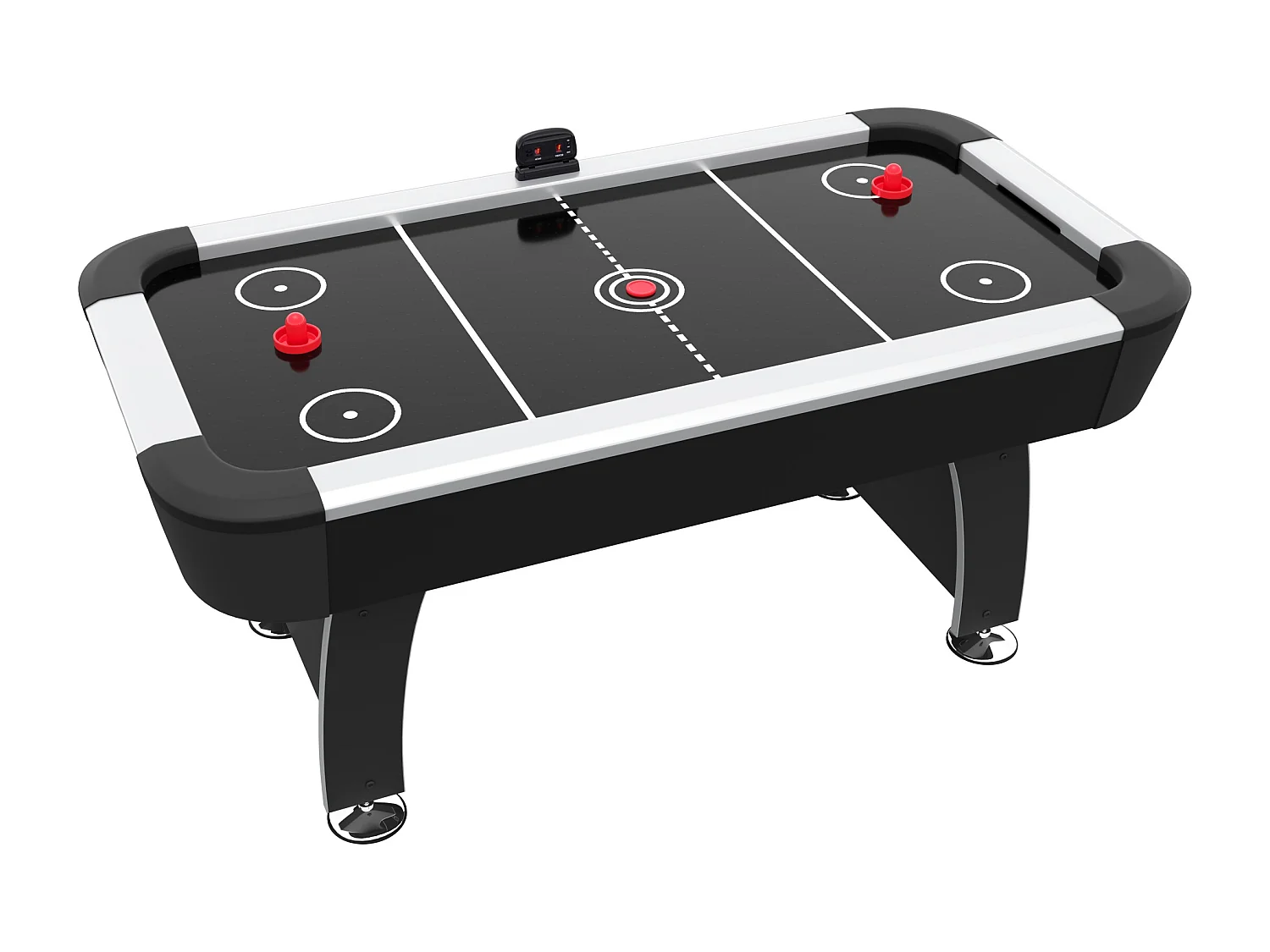 Table de Air Hockey - 184 x 96,5 x 81,2 cm - Noir - SKYLER
