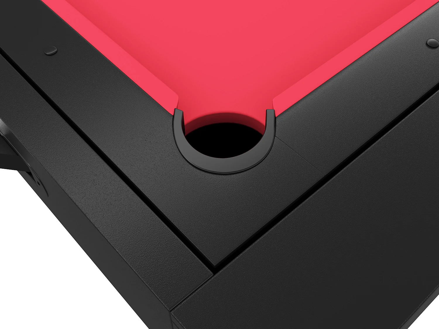 Table transformable 4 en 1 - Billard & Ping-pong & Air hockey - Noir - 213 x 121 x 81.2 cm - GRAYSON