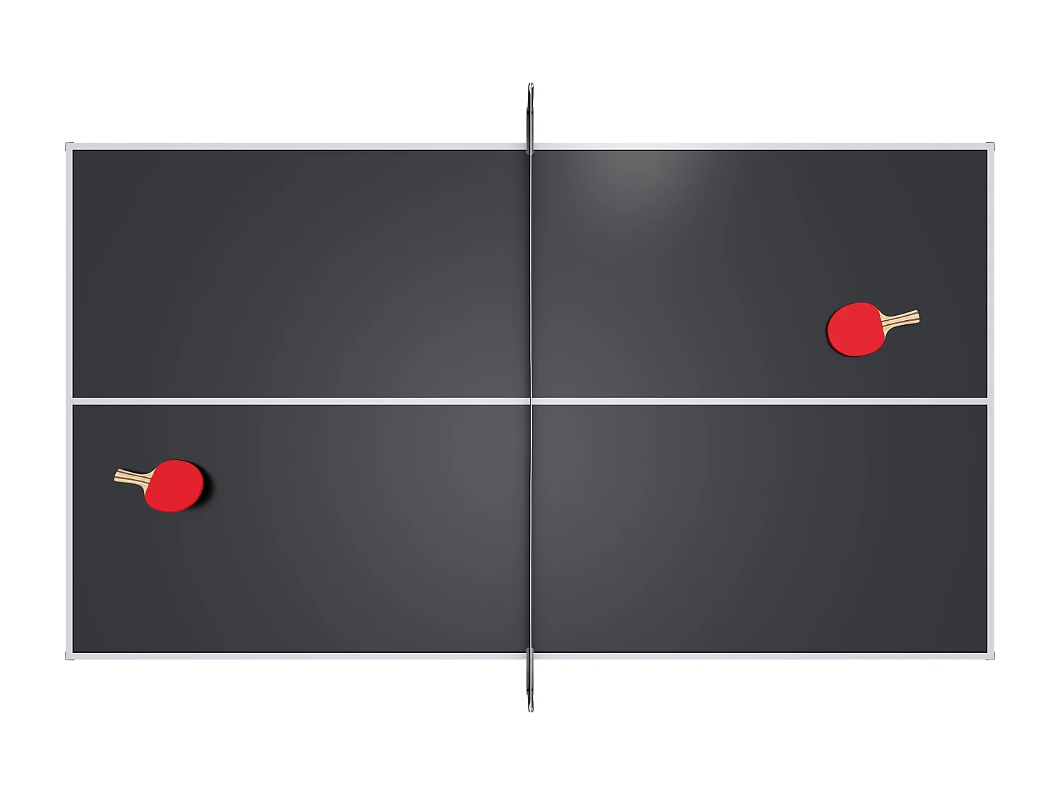 Table de ping pong extérieur fixe - 274 x 152.5 x 76 cm - Noir - WESTON