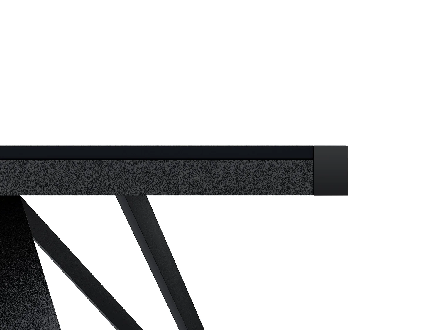 Table de ping pong extérieur fixe - 274 x 152.5 x 76 cm - Noir - WESTON