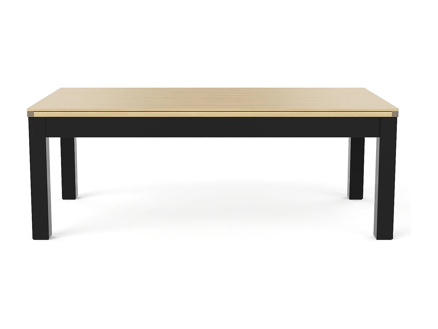 Table transformable - Billard & Ping-pong - 213 x 112 x 81.5 cm - Noir - BALTHAZAR