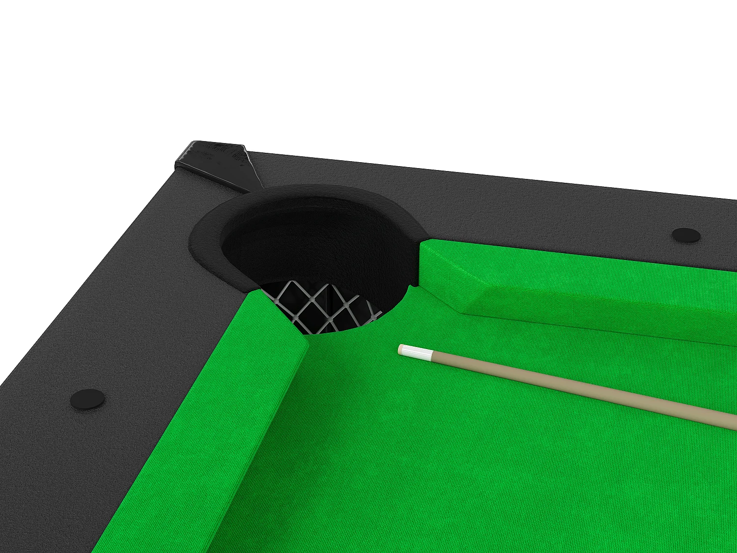 Table transformable - Billard & Ping-pong - 213 x 112 x 81.5 cm - Vert et Noir - BALTHAZAR