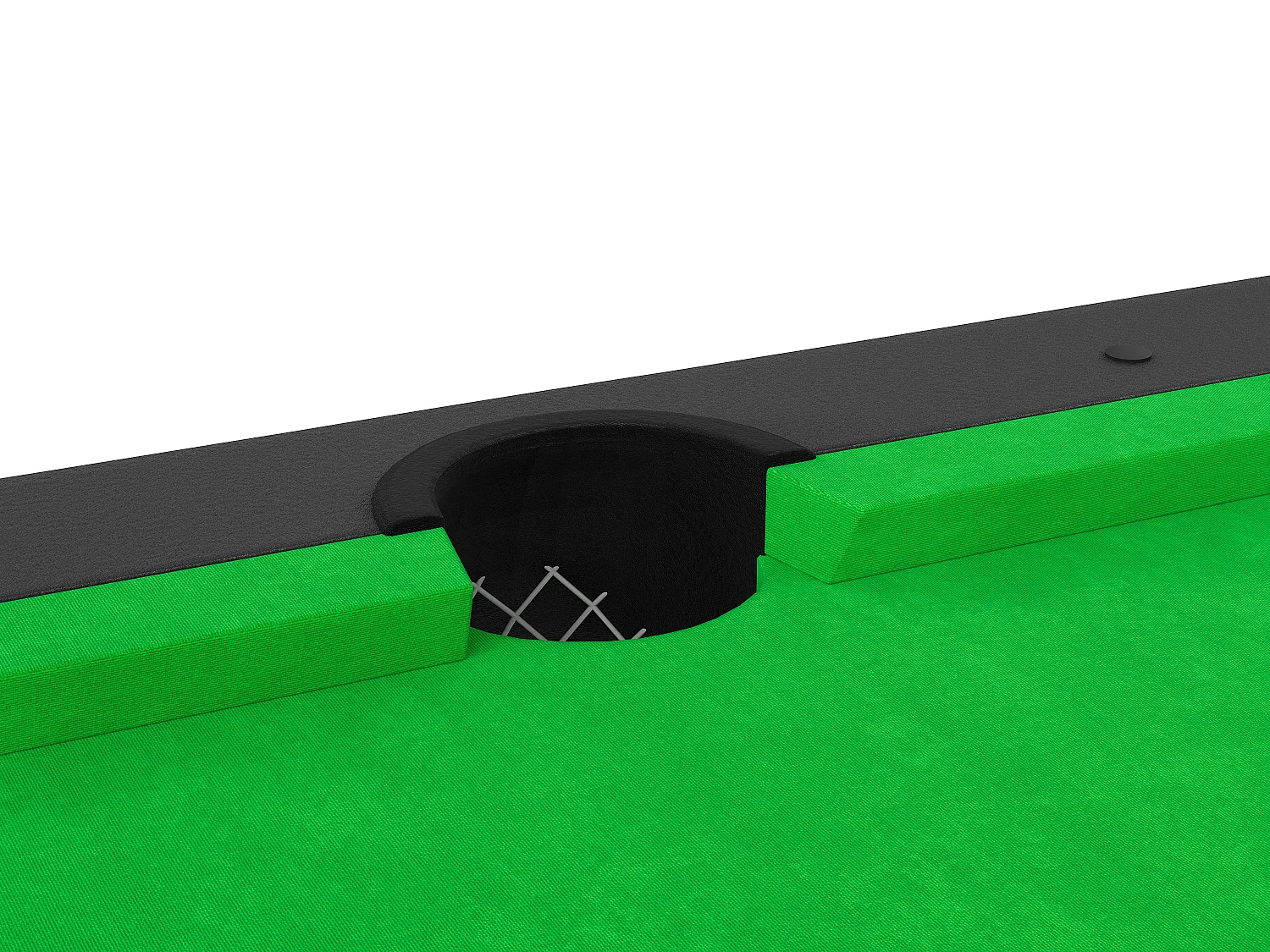 Table transformable - Billard & Ping-pong - 213 x 112 x 81.5 cm - Vert et Noir - BALTHAZAR