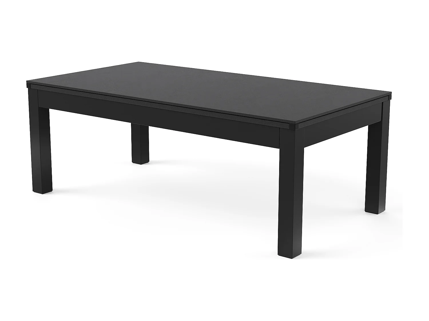 Table transformable - Billard & Ping-pong - 213 x 112 x 81.5 cm - Vert et Noir - BALTHAZAR