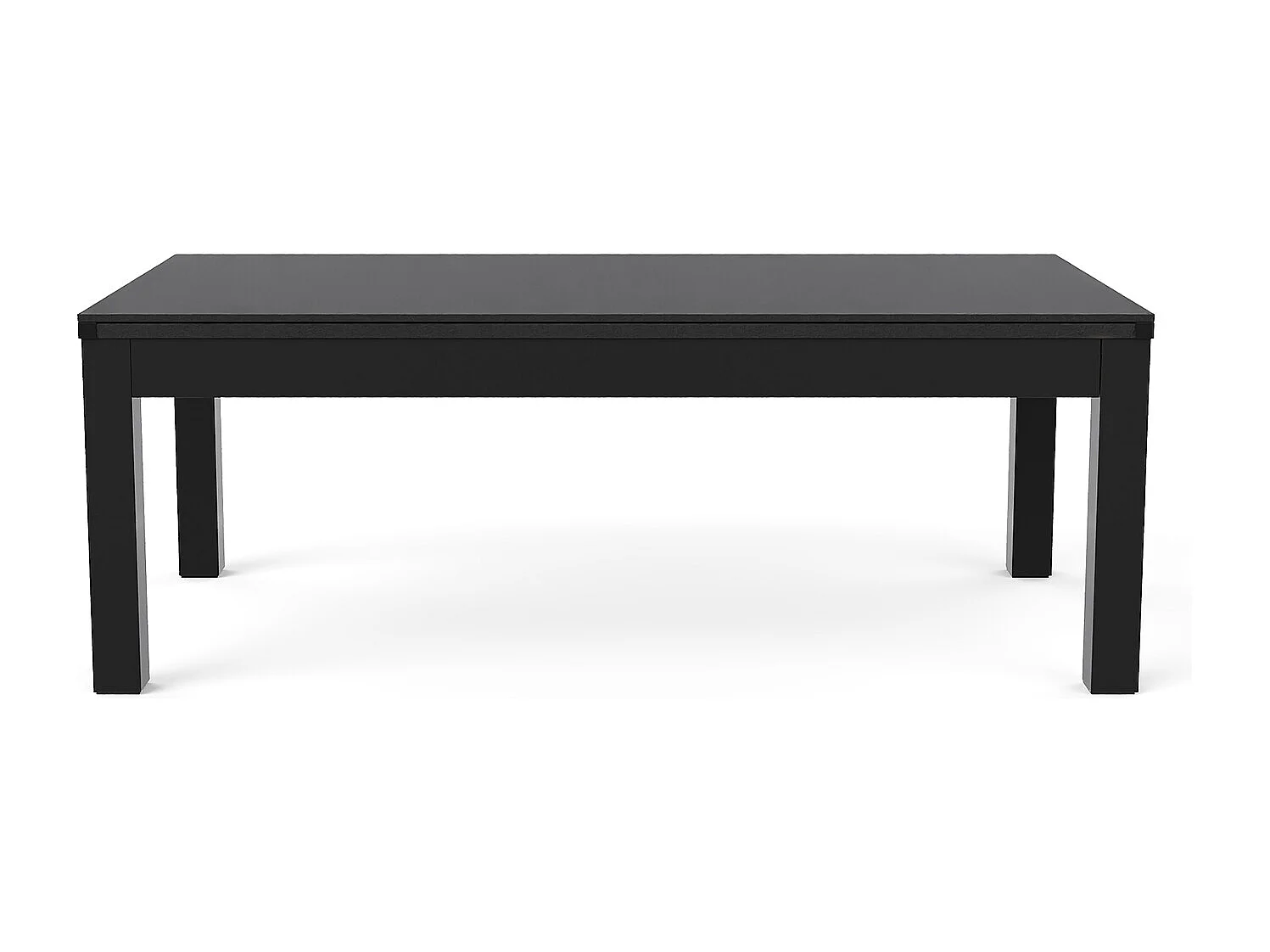Table transformable - Billard & Ping-pong - 213 x 112 x 81.5 cm - Gris et Noir - BALTHAZAR