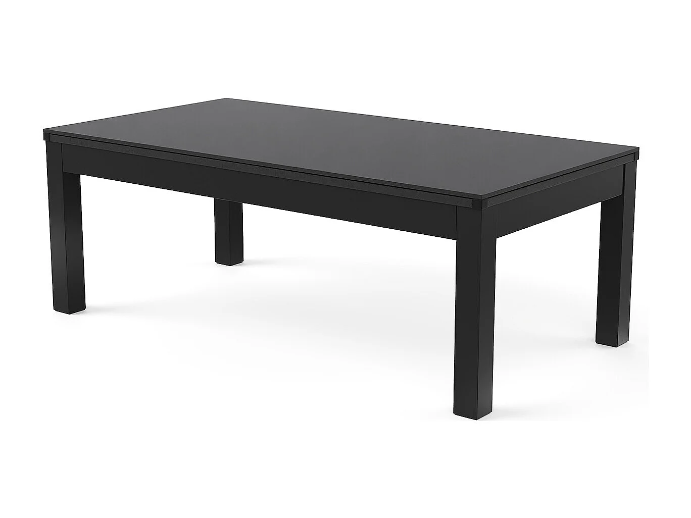 Table transformable - Billard & Ping-pong - 213 x 112 x 81.5 cm - Gris et Noir - BALTHAZAR
