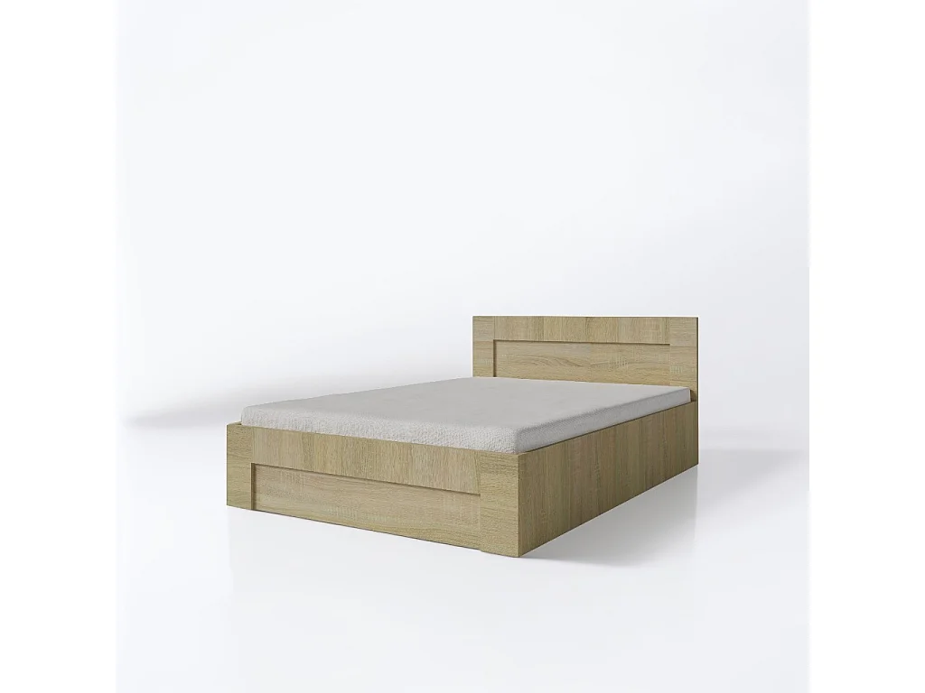 Lit 120 cm x 200 cm avec ouverture latérale | SONOMA | Coffre + Sommier