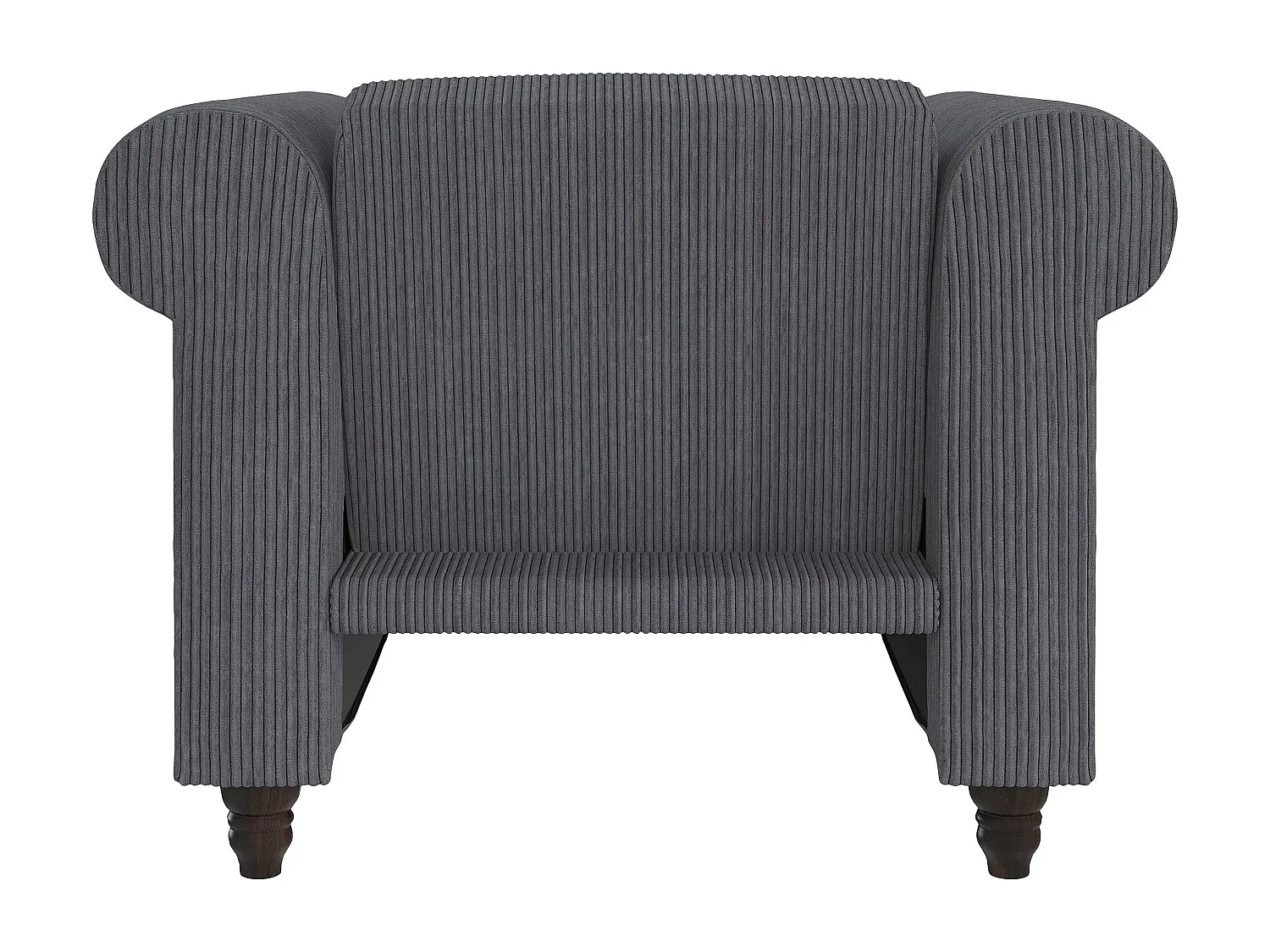 Felix II | Chaise longue en tissu anthracite