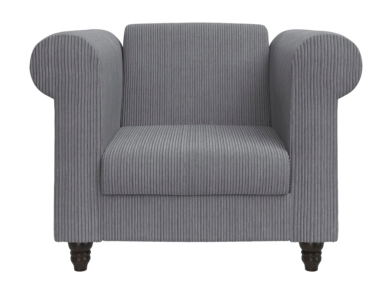 Felix II | Chaise longue en tissu gris