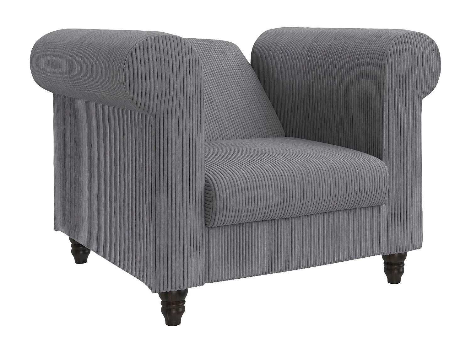 Felix II | Chaise longue en tissu gris