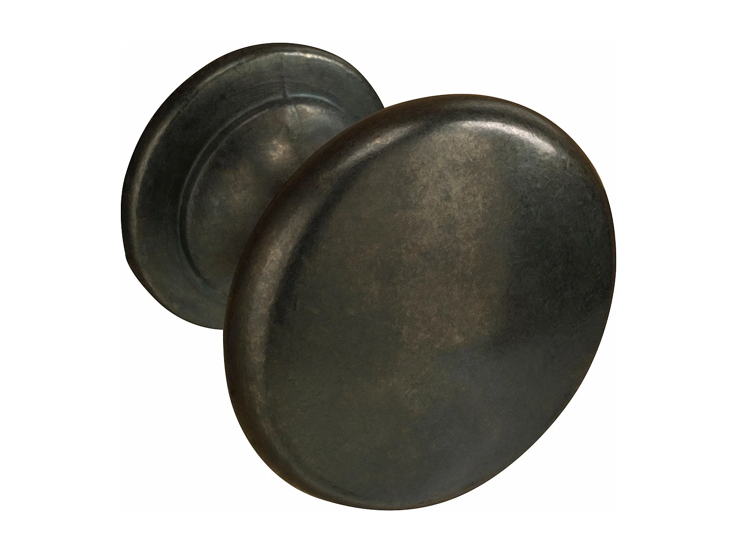 Chris | Armoire haute avec 2 portes vitrées + 2 portes en aggloméré chêne / noir