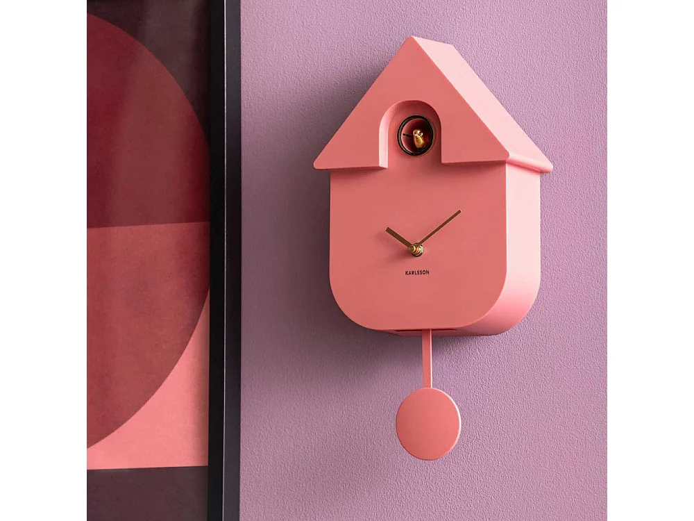 Horloge murale en ABS Modern Cuckoo Oro