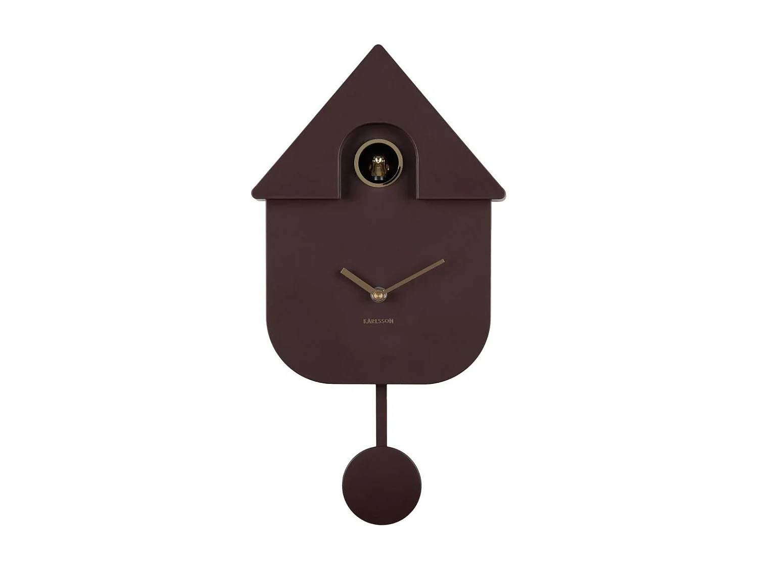 Horloge murale en ABS Modern Cuckoo Oro