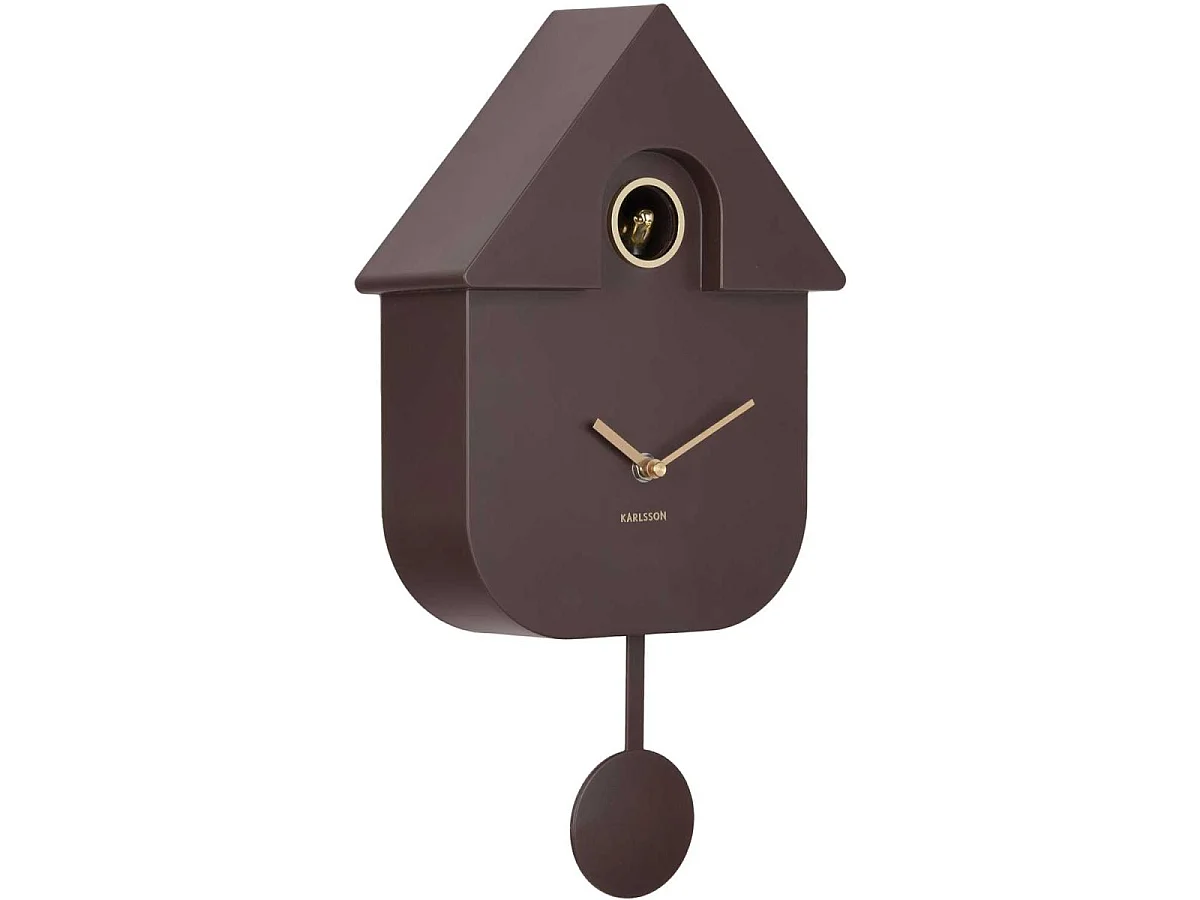 Horloge murale en ABS Modern Cuckoo Oro