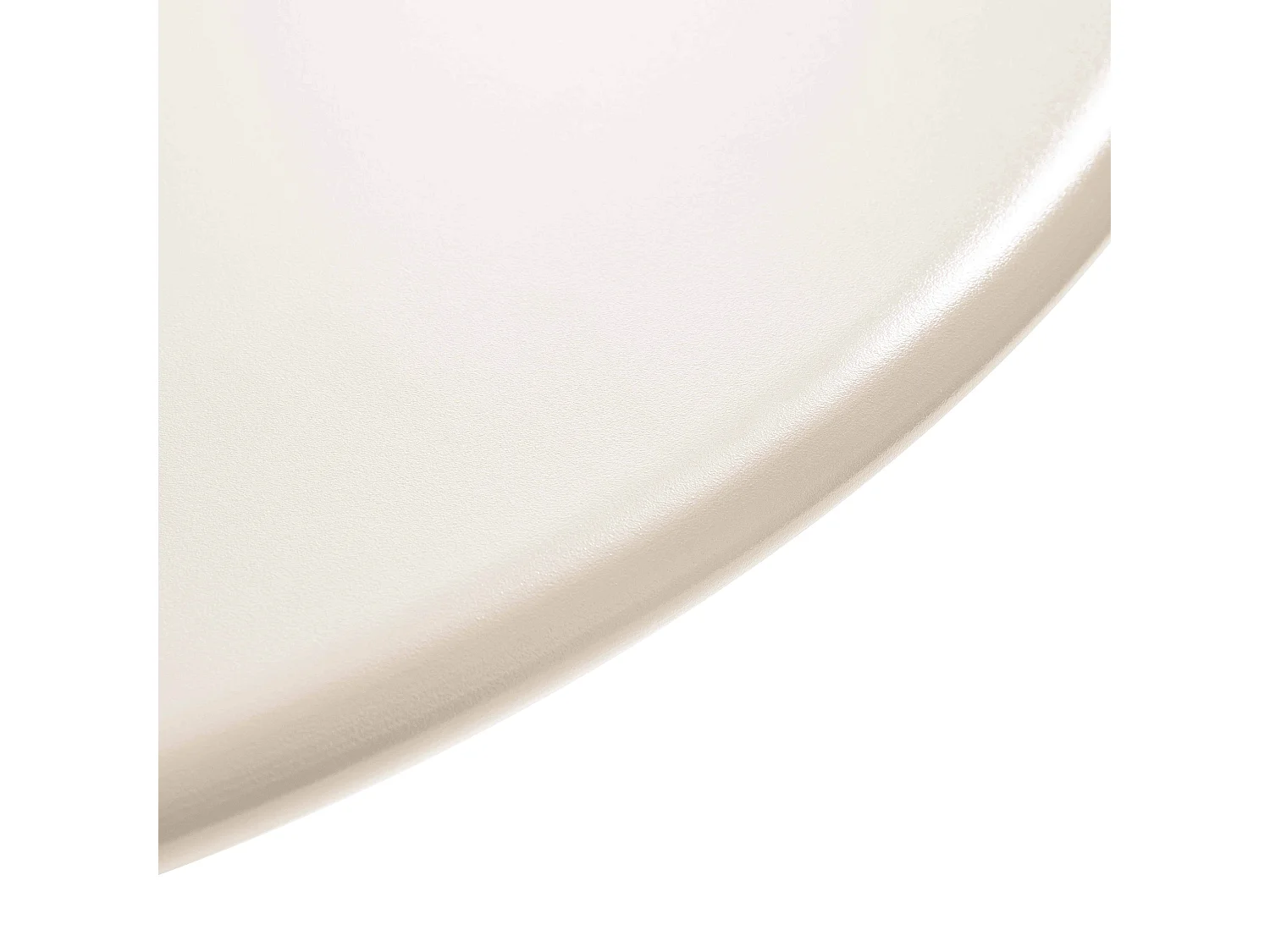 Table de jardin ronde bistrot avec plateau rabattable argile - Palavas