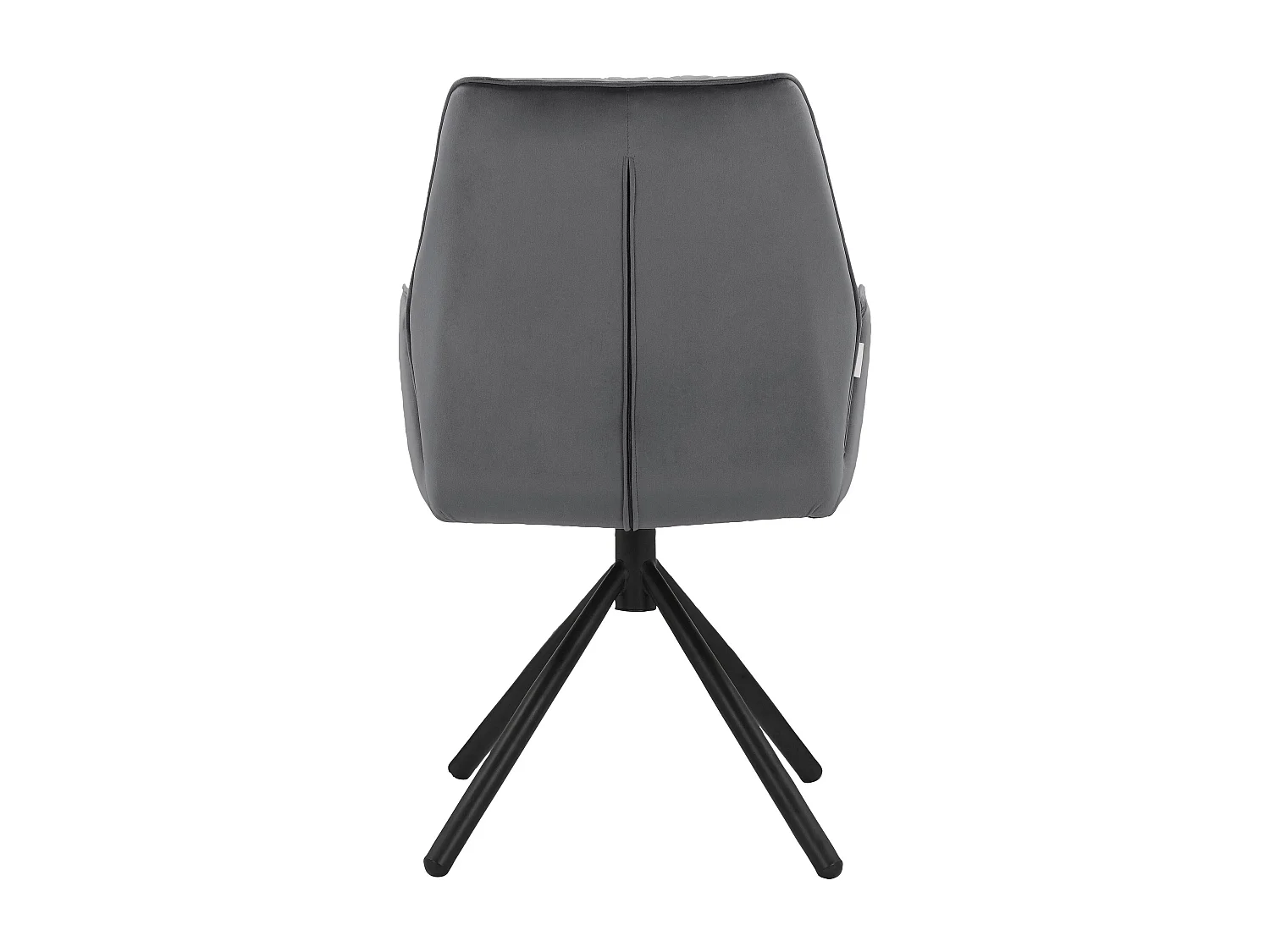 Preston|Chaise de salle à manger 2 Pack en tissu Anthracite