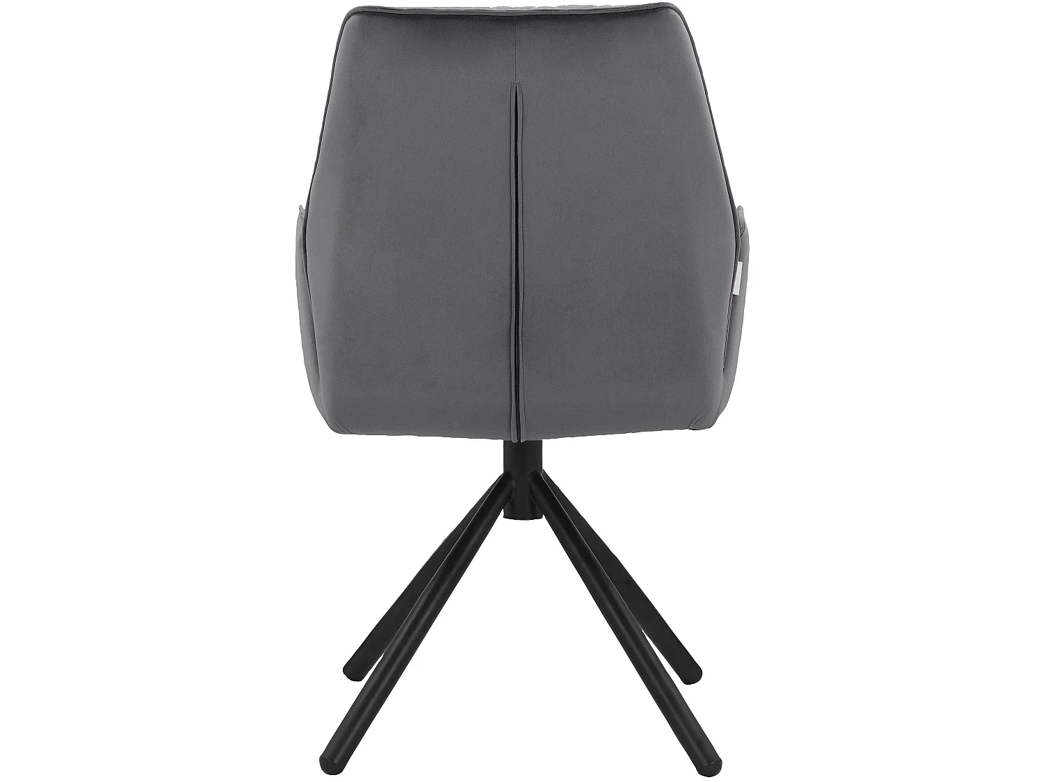 Preston|Chaise de salle à manger 2 Pack en tissu Anthracite