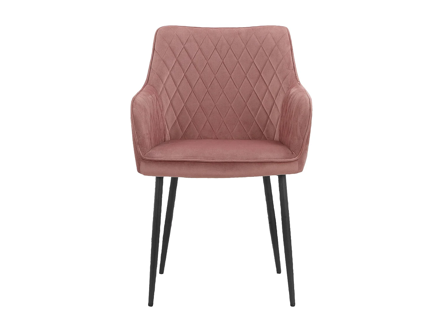 Elvira|Lot de 2 fauteuil en velours rose