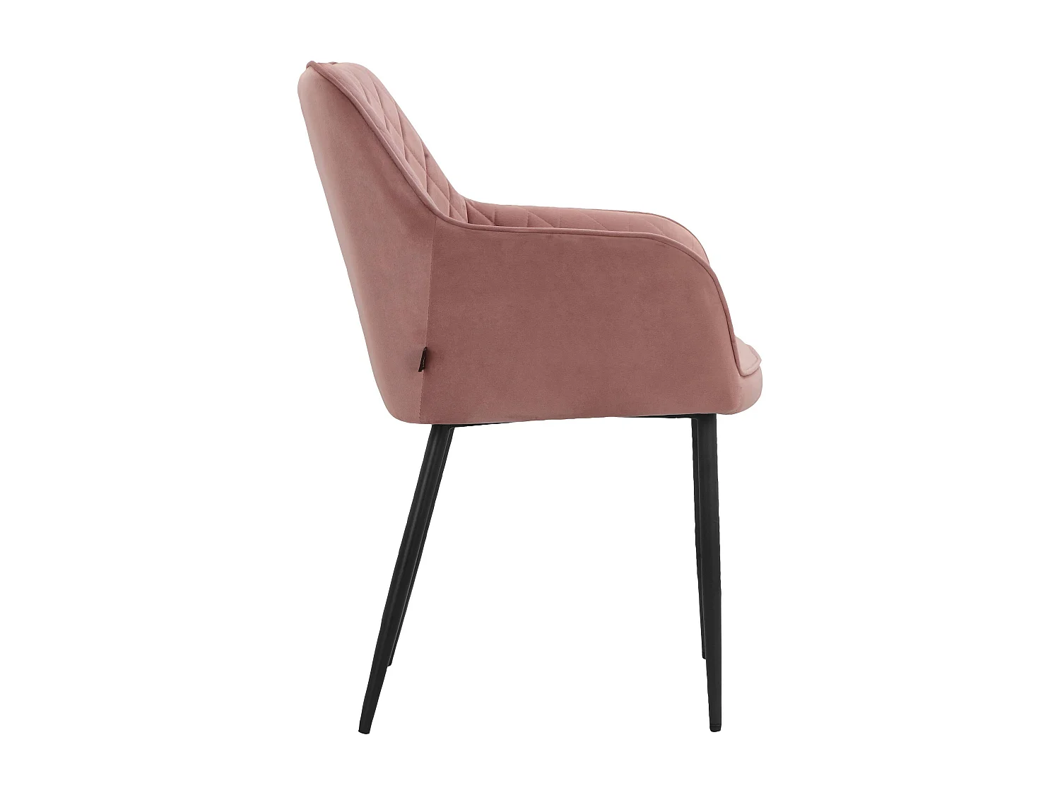 Elvira|Lot de 2 fauteuil en velours rose