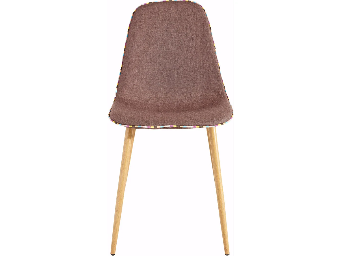 Aspen|Chaise 2 Pack en tissu Marron