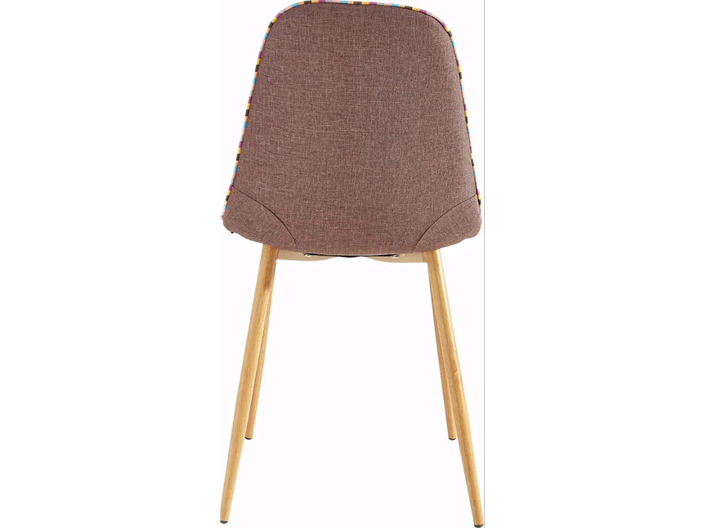 Aspen|Chaise 2 Pack en tissu Marron