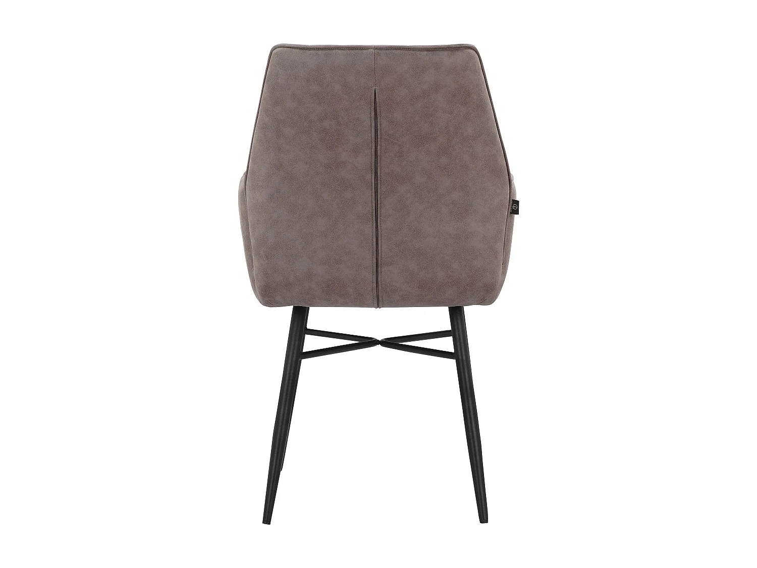 Anzo|Chaise de salle à manger 2 Pack en Microfibre Gris clair