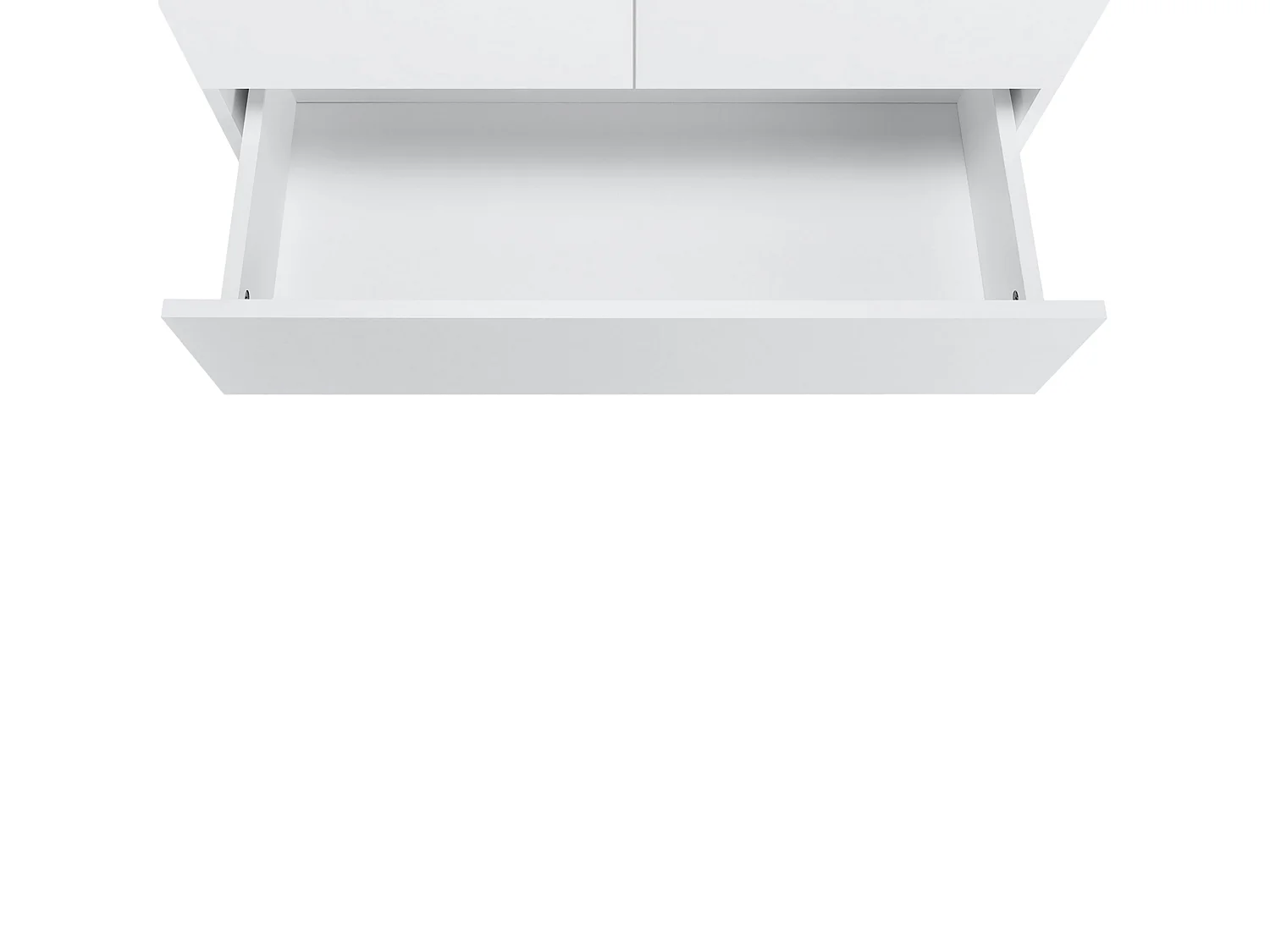 Wisla  | Meuble de salle de bain avec 4 portes 1 tiroir aspect bois blanc