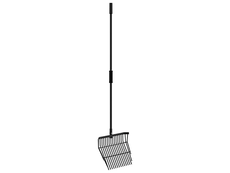 Fourche avec 14 dents noir acier