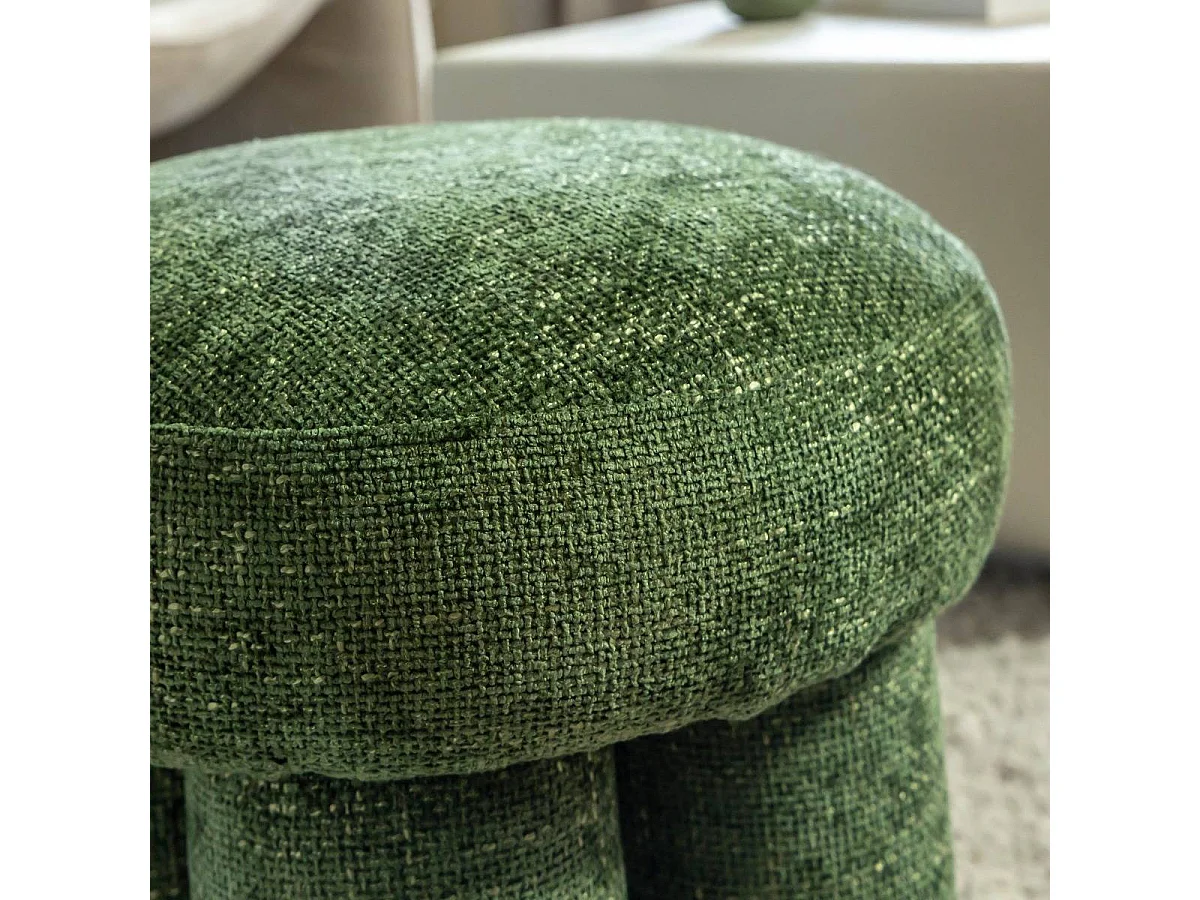 Petit tabouret en tissu Toby