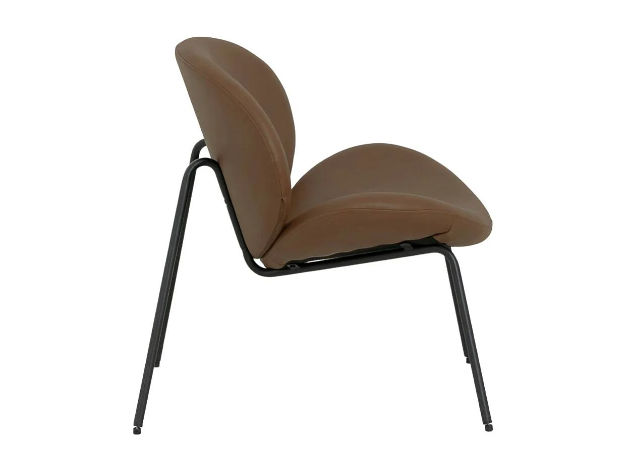 Fauteuil en simili-cuir Dorian