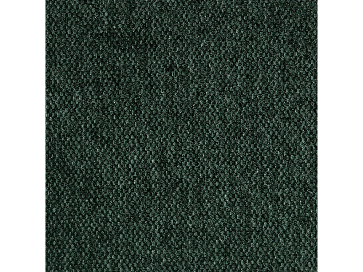 Lund | Canapé 3 places avec fauteuil inclinable 2 manuelleuels en tissu vert foncé