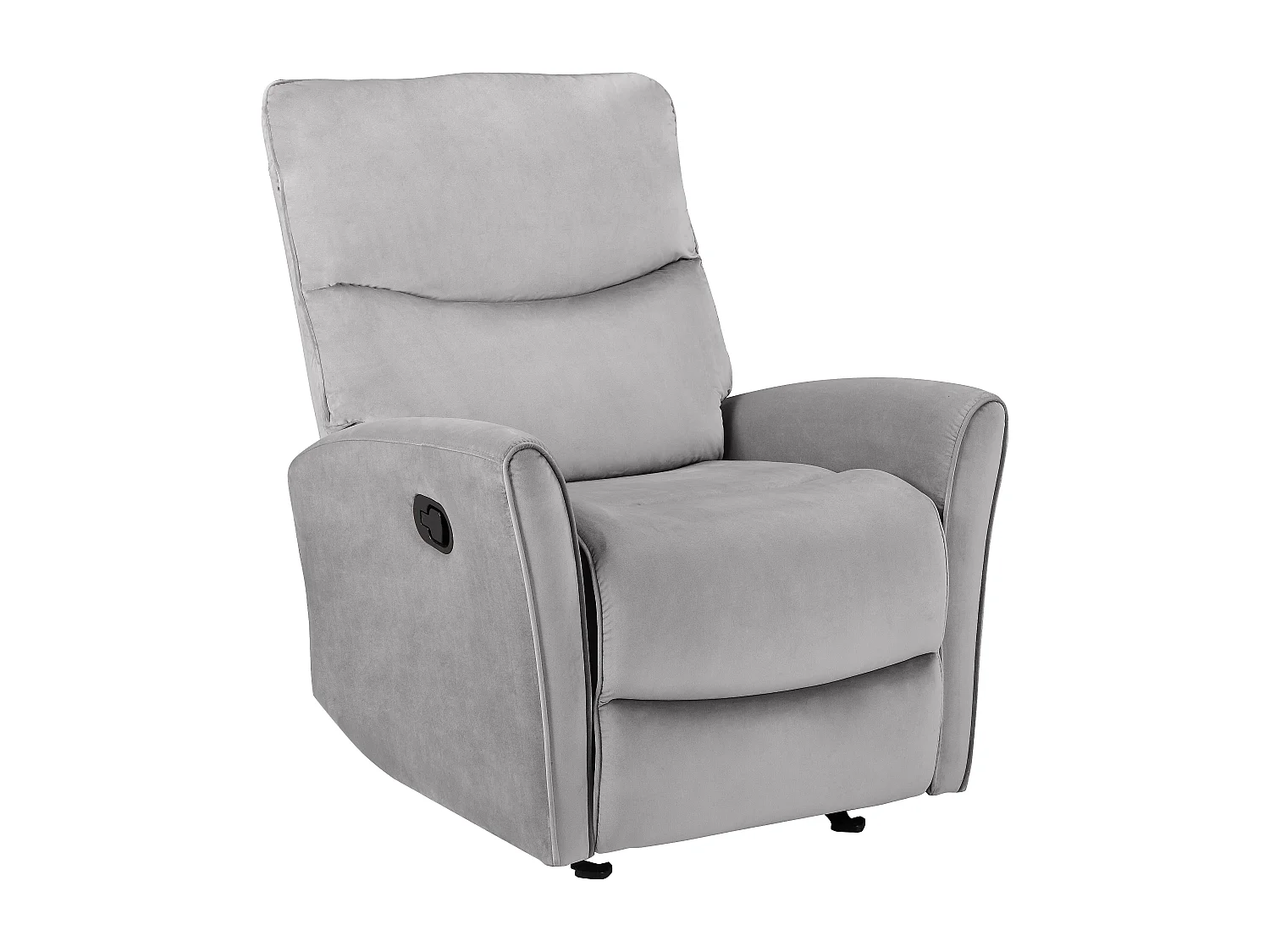 Chesley | Fauteuil inclinable manuelleuel grise velours
