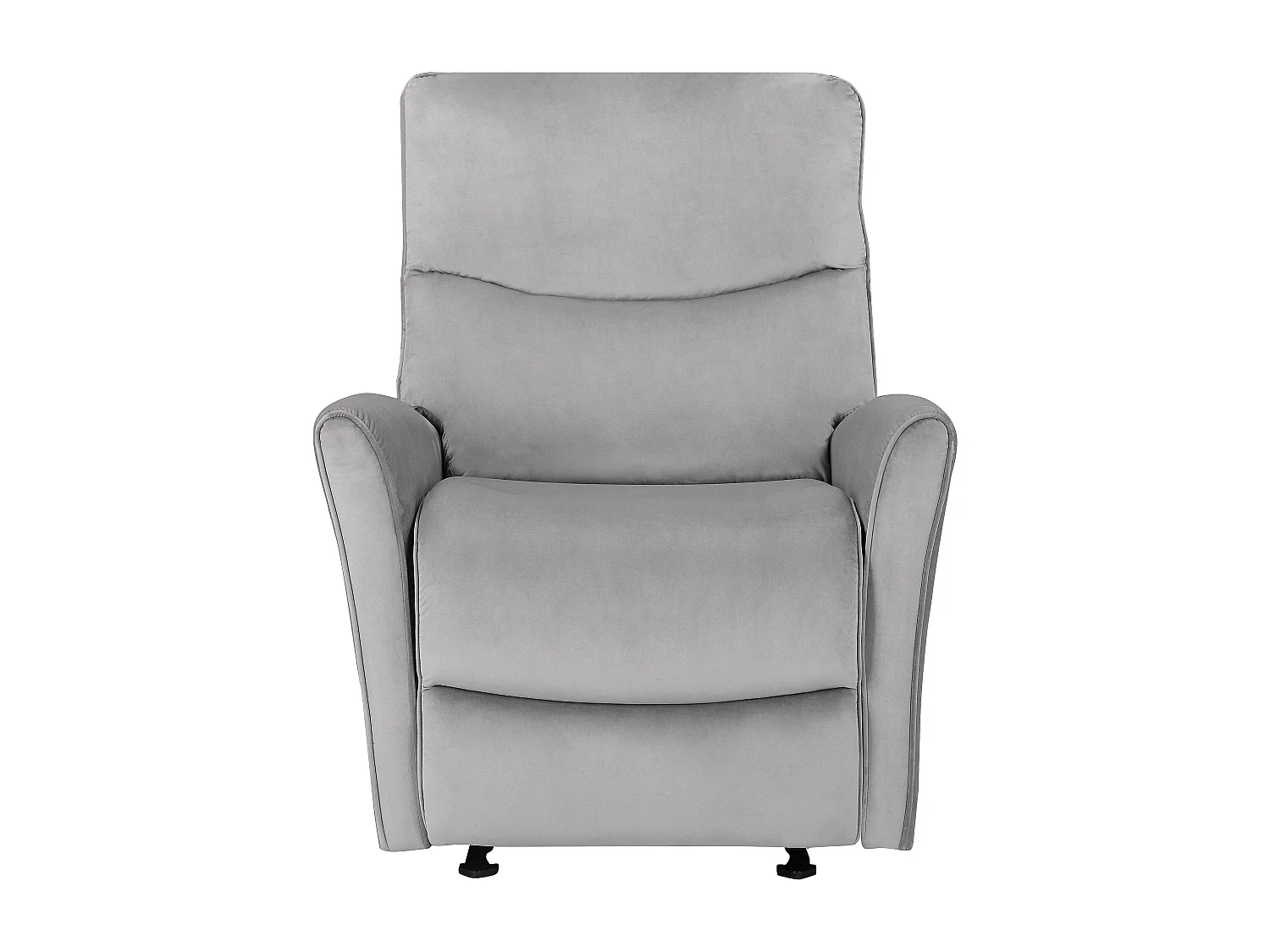 Chesley | Fauteuil inclinable manuelleuel grise velours