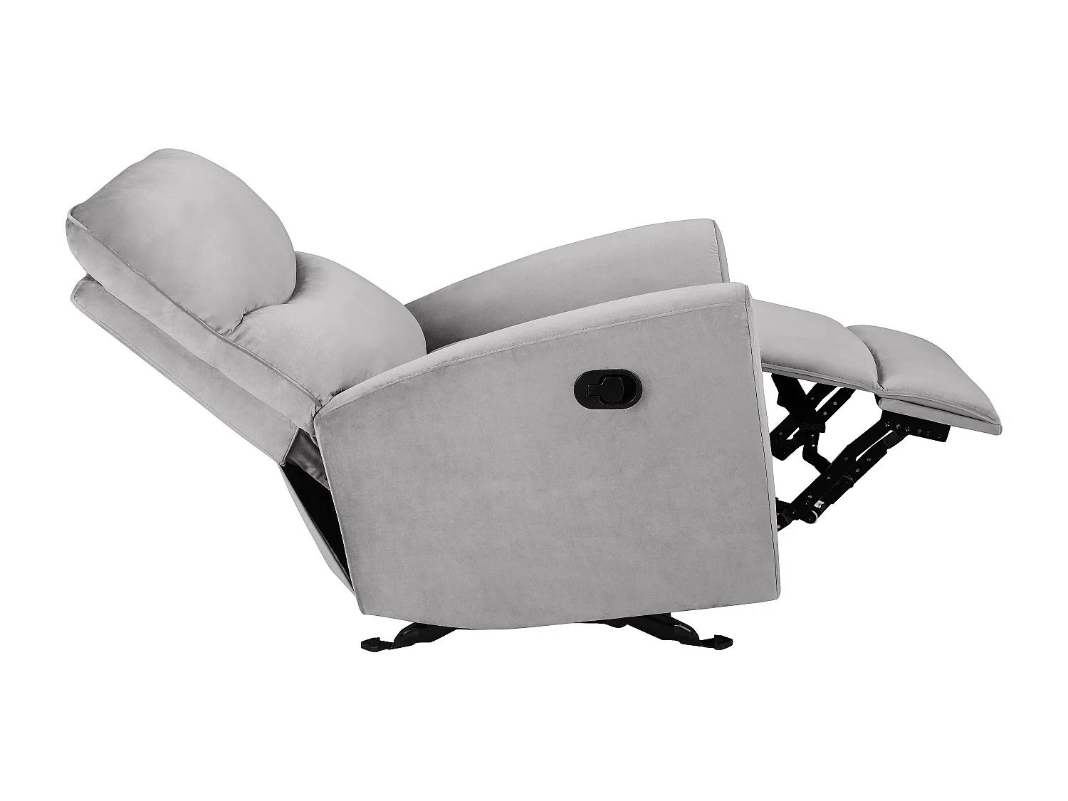 Chesley | Fauteuil inclinable manuelleuel grise velours