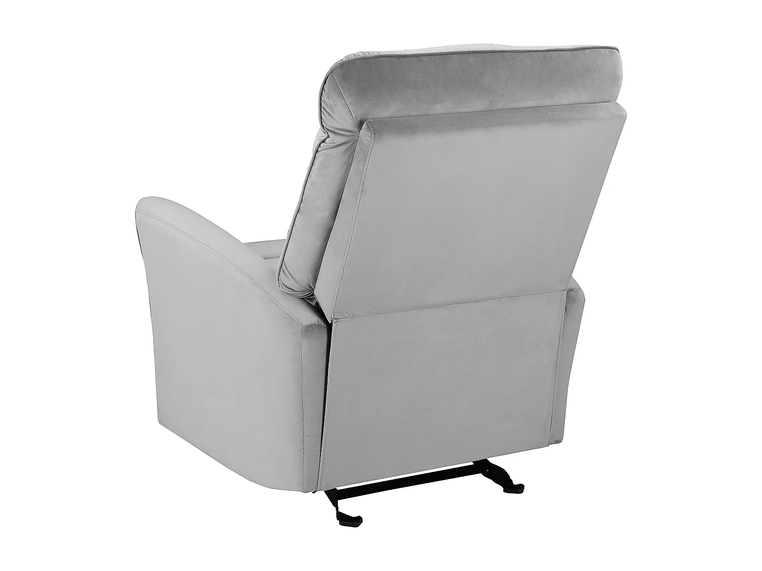 Chesley | Fauteuil inclinable manuelleuel grise velours