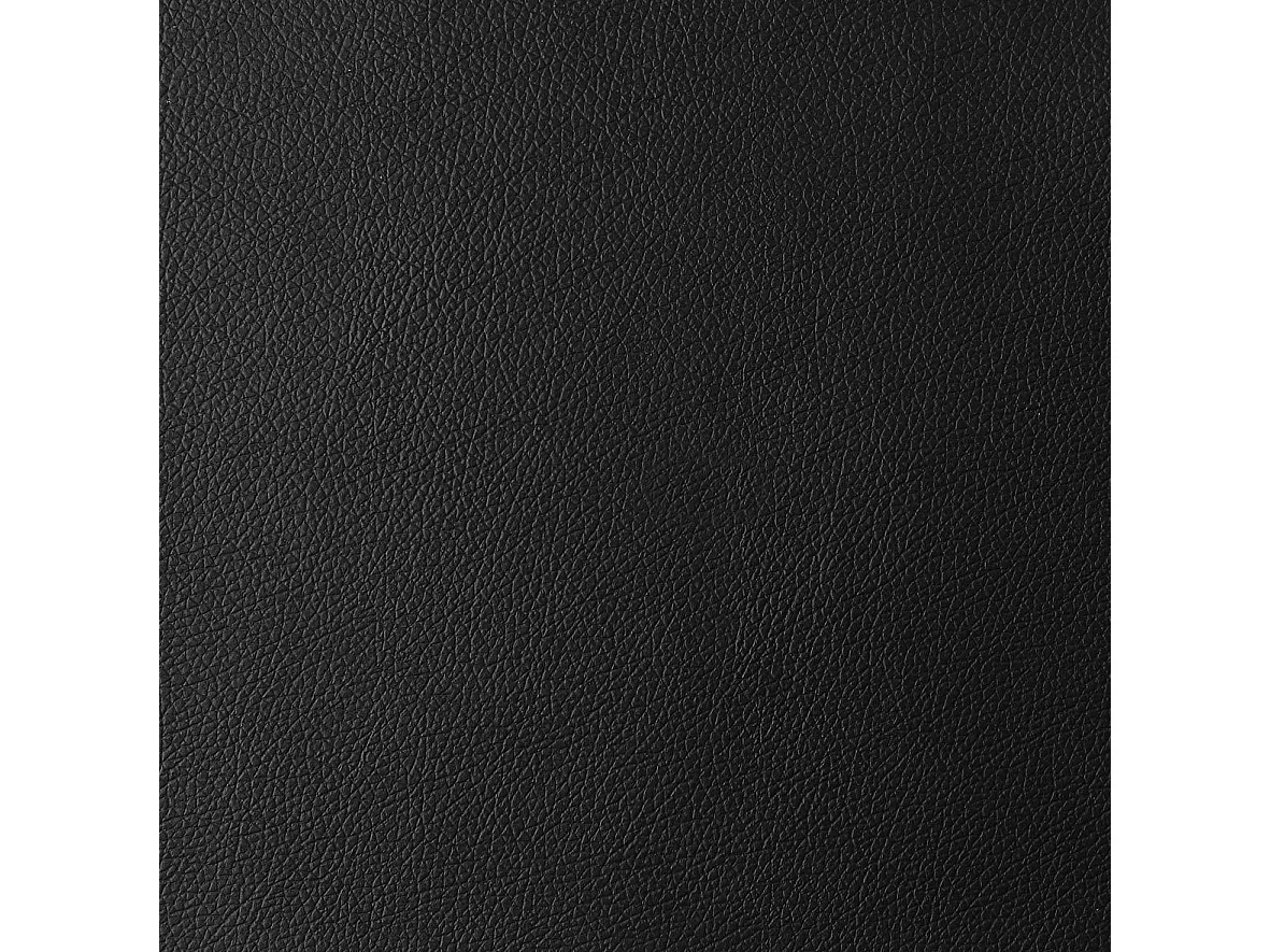 Lund | Canapé 2 places avec une fonction de fauteuil inclinable électrique en cuir artificiel noir