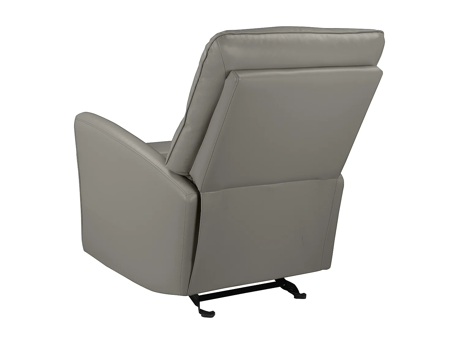 Chesley | Fauteuil inclinable manuelleuel laisse le cuir artificiel gris