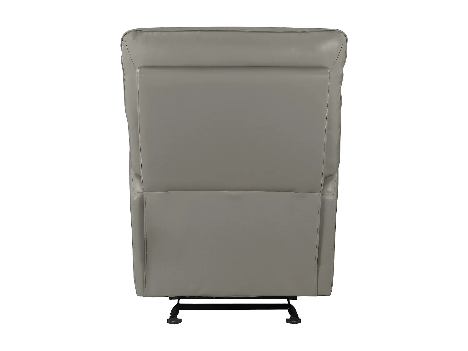 Chesley | Fauteuil inclinable manuelleuel laisse le cuir artificiel gris
