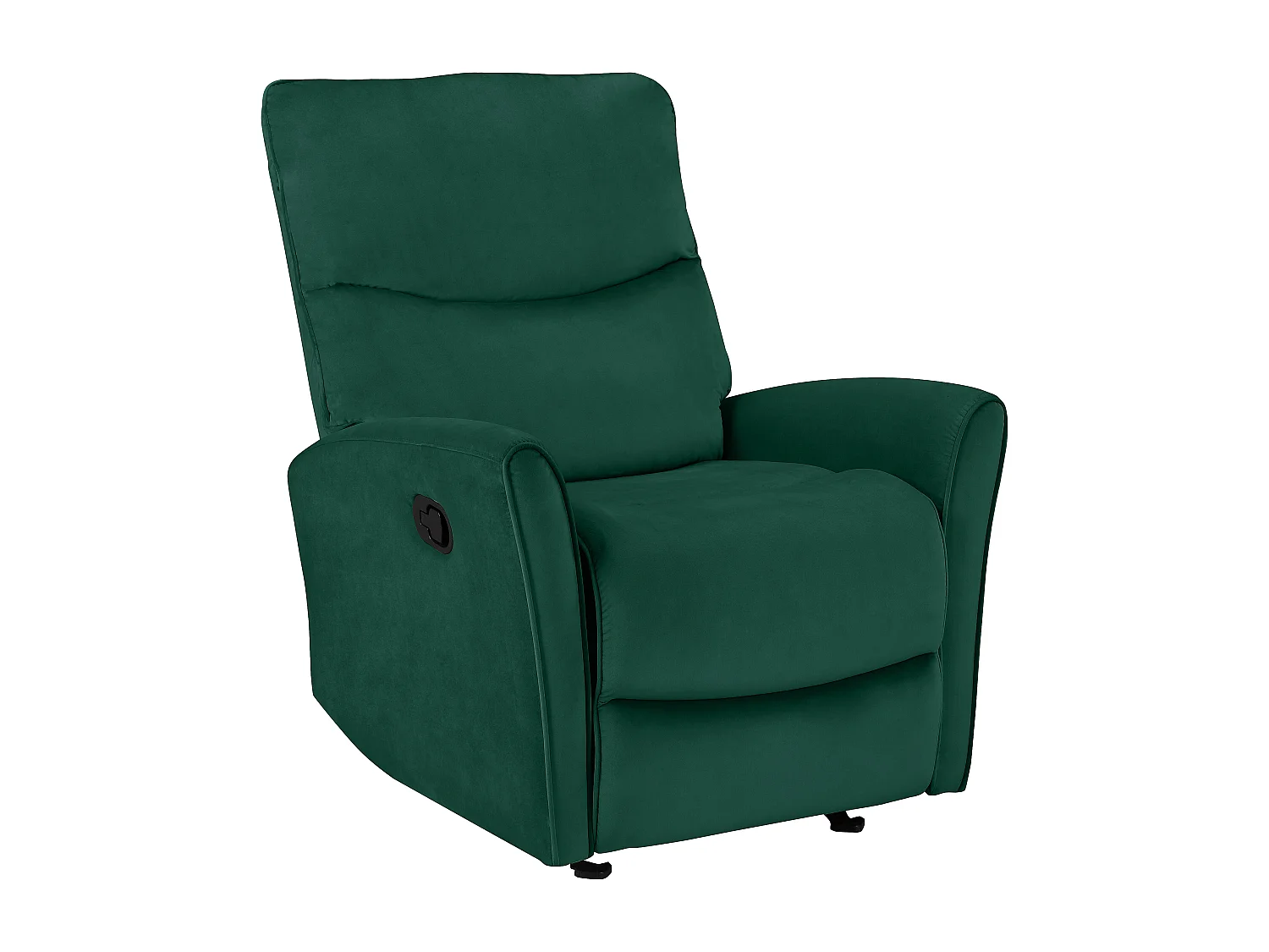 Chesley | Fauteuil inclinable manuelleuel Velours vert foncé