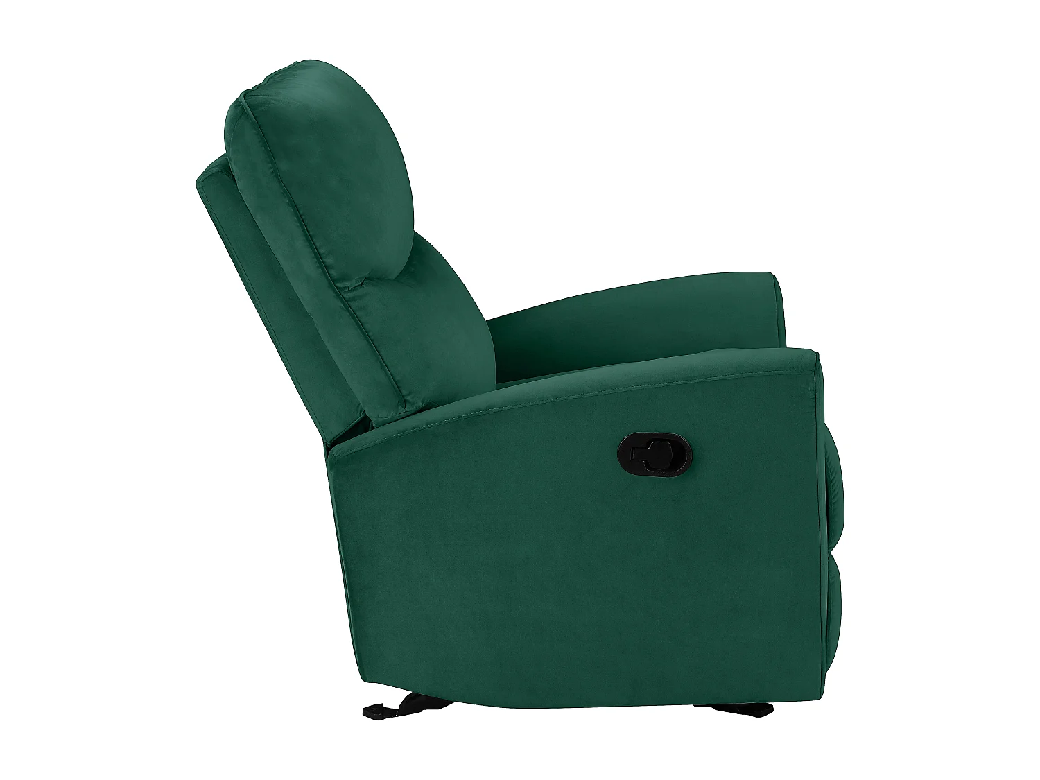 Chesley | Fauteuil inclinable manuelleuel Velours vert foncé