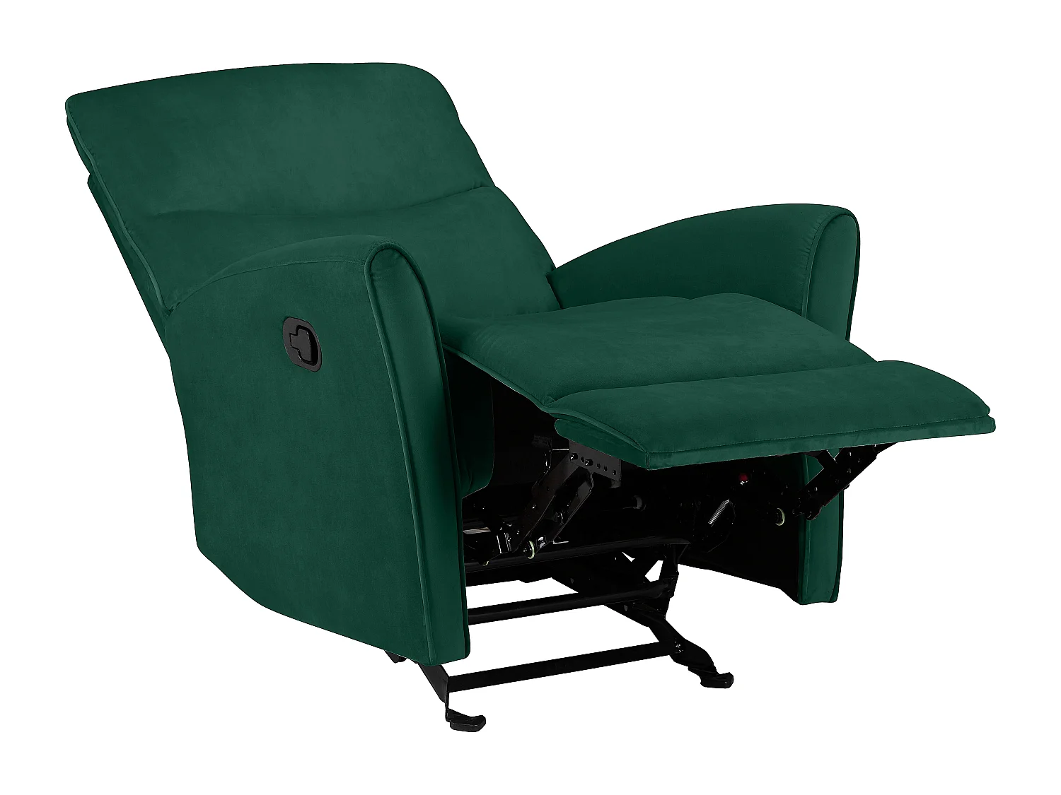 Chesley | Fauteuil inclinable manuelleuel Velours vert foncé