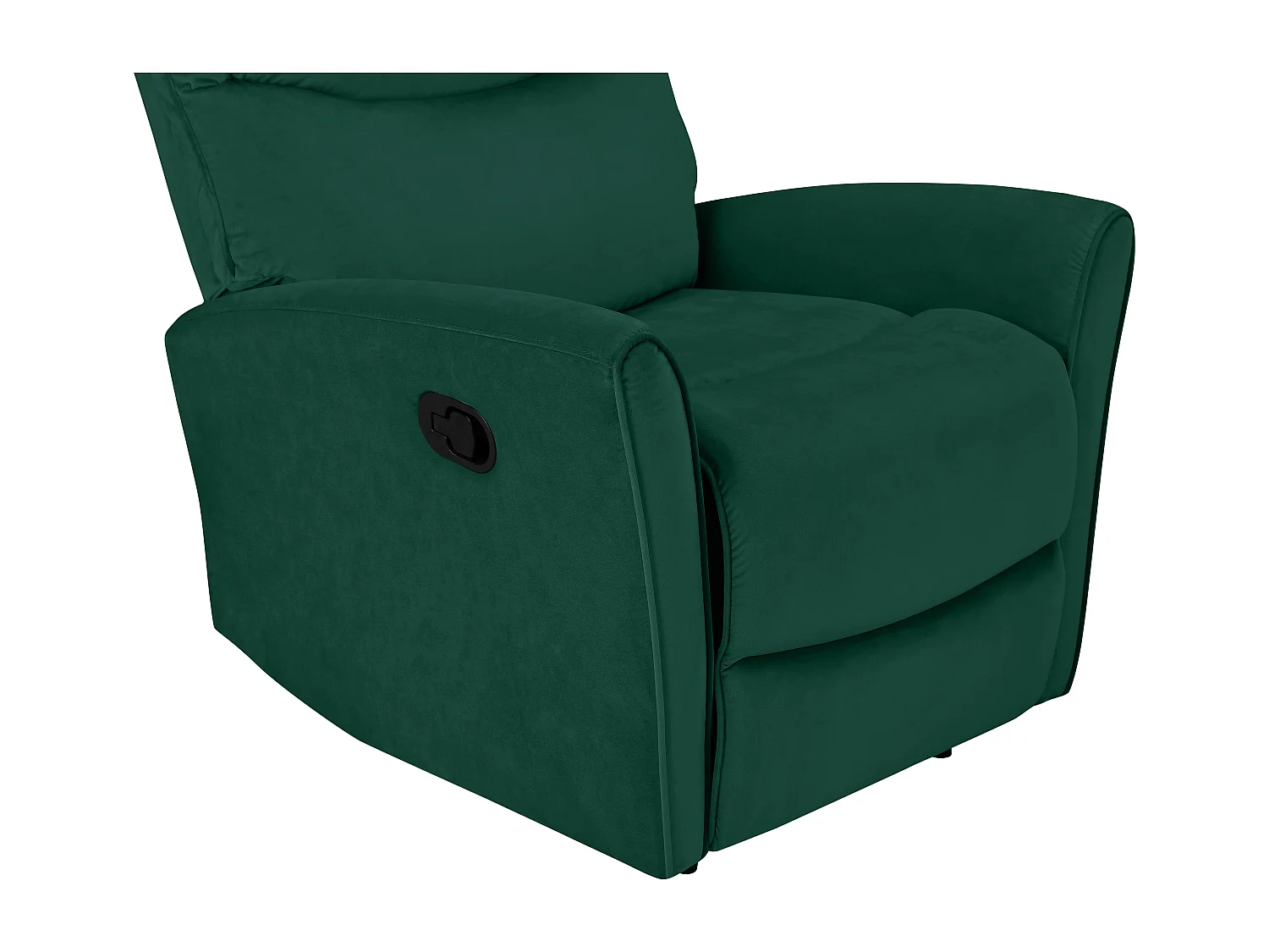 Chesley | Fauteuil inclinable manuelleuel Velours vert foncé