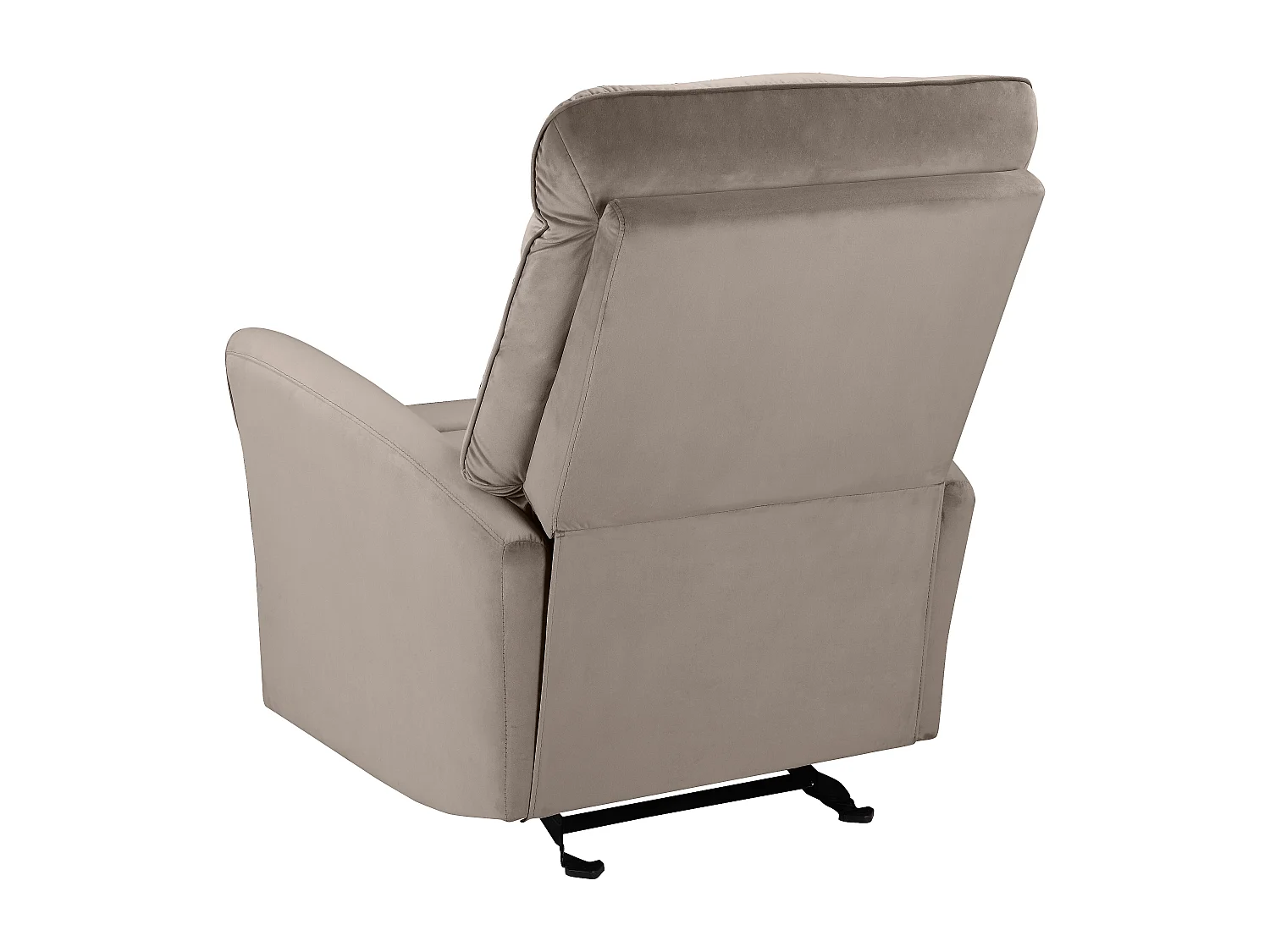 Chesley | Fauteuil inclinable manuelleuel Taupe velours