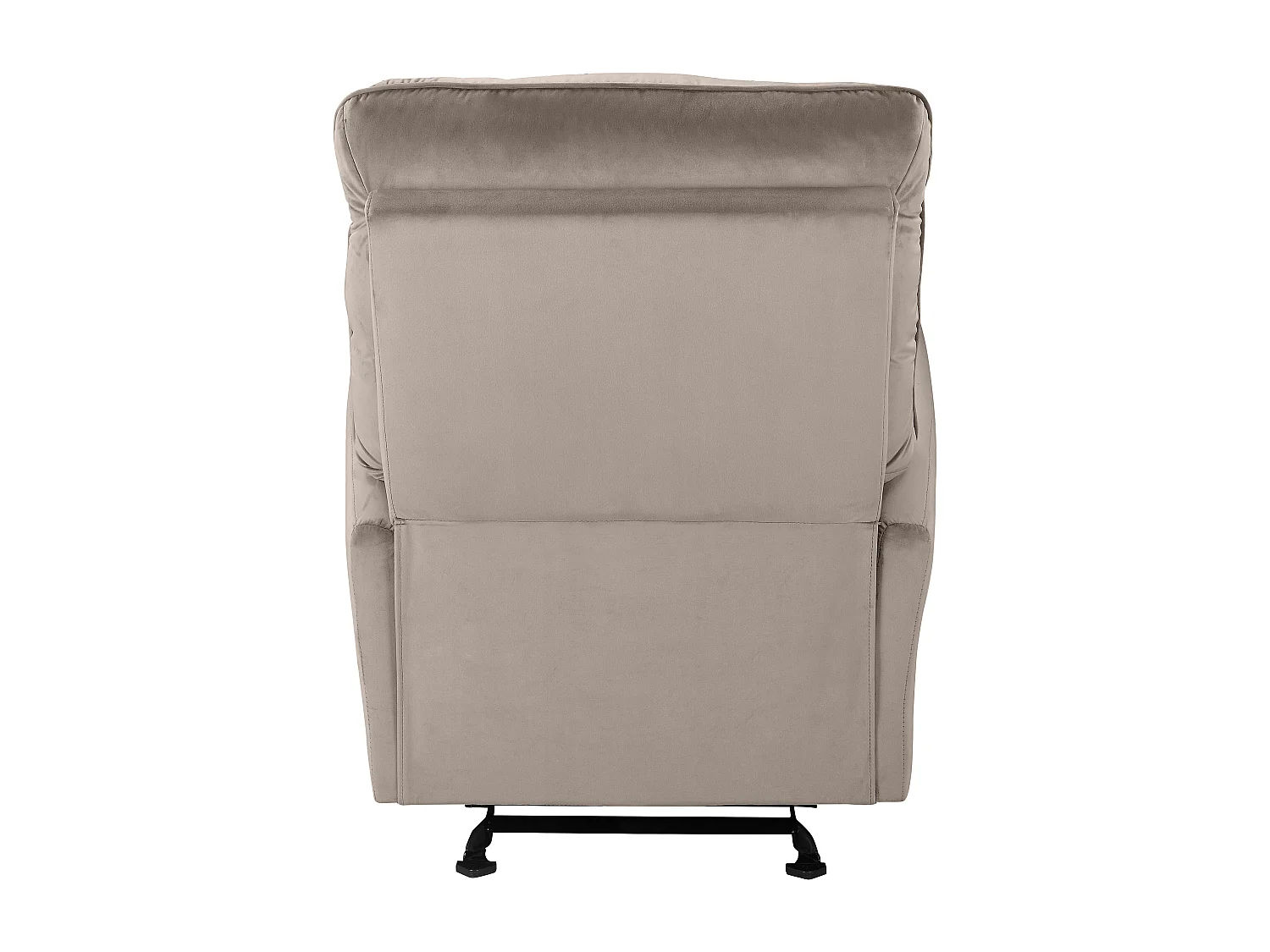 Chesley | Fauteuil inclinable manuelleuel Taupe velours