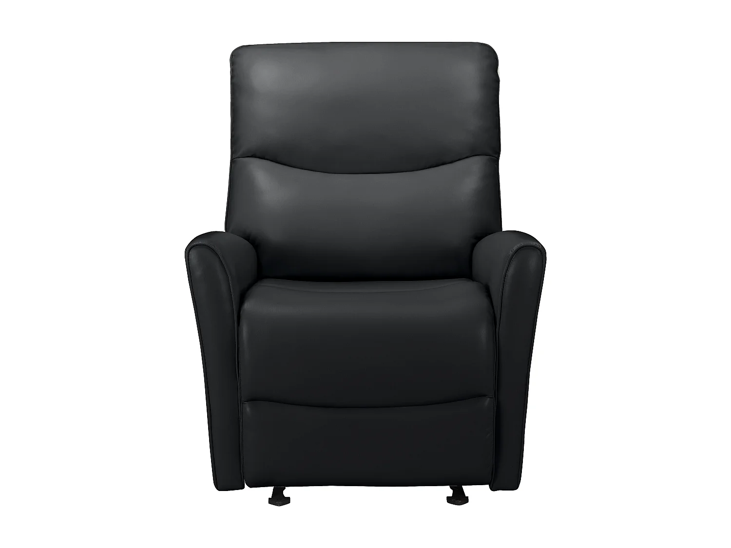 Chesley | Fauteuil inclinable manuelleuel noire cuir artificiel