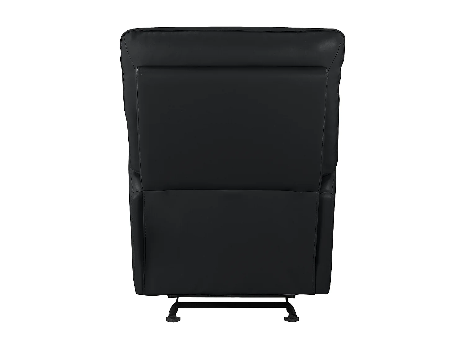 Chesley | Fauteuil inclinable manuelleuel noire cuir artificiel