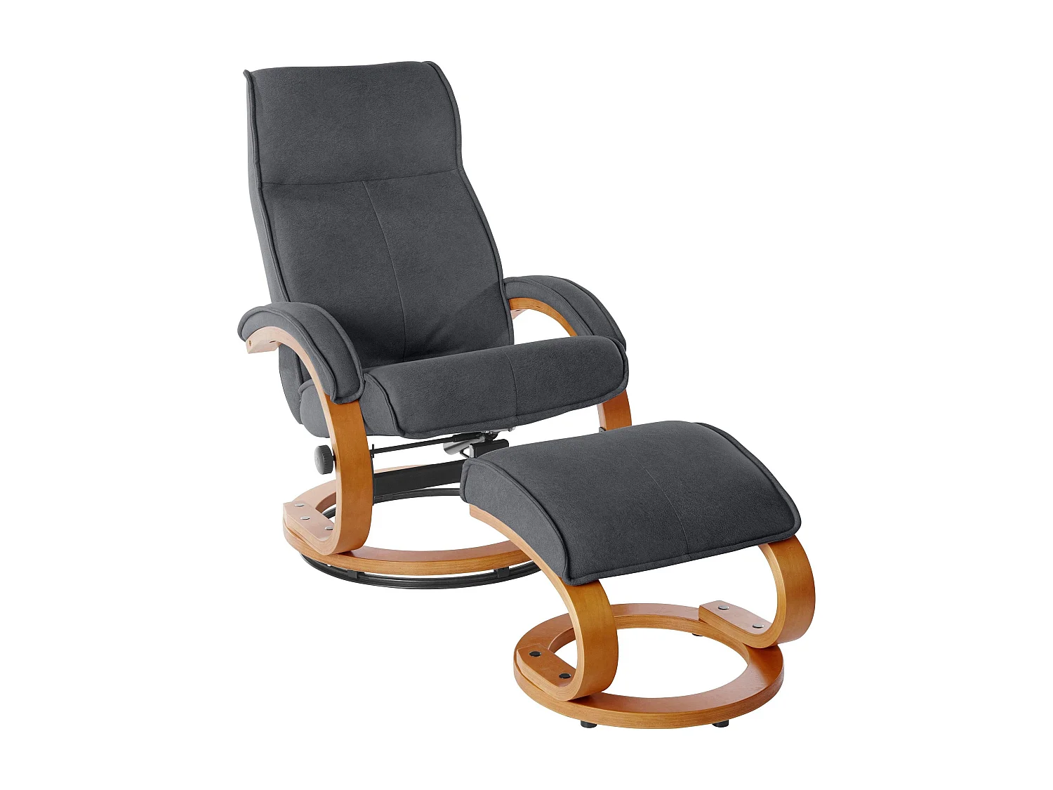Lille | Fauteuil inclinable + Tabouret